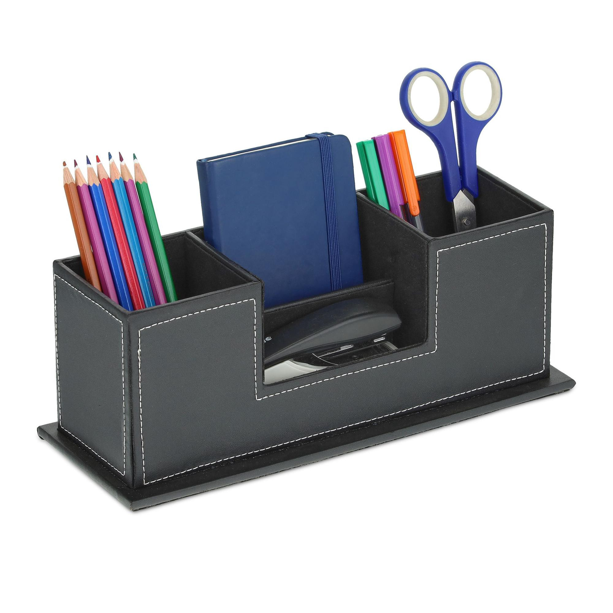 Bureau organizer van kunstleer