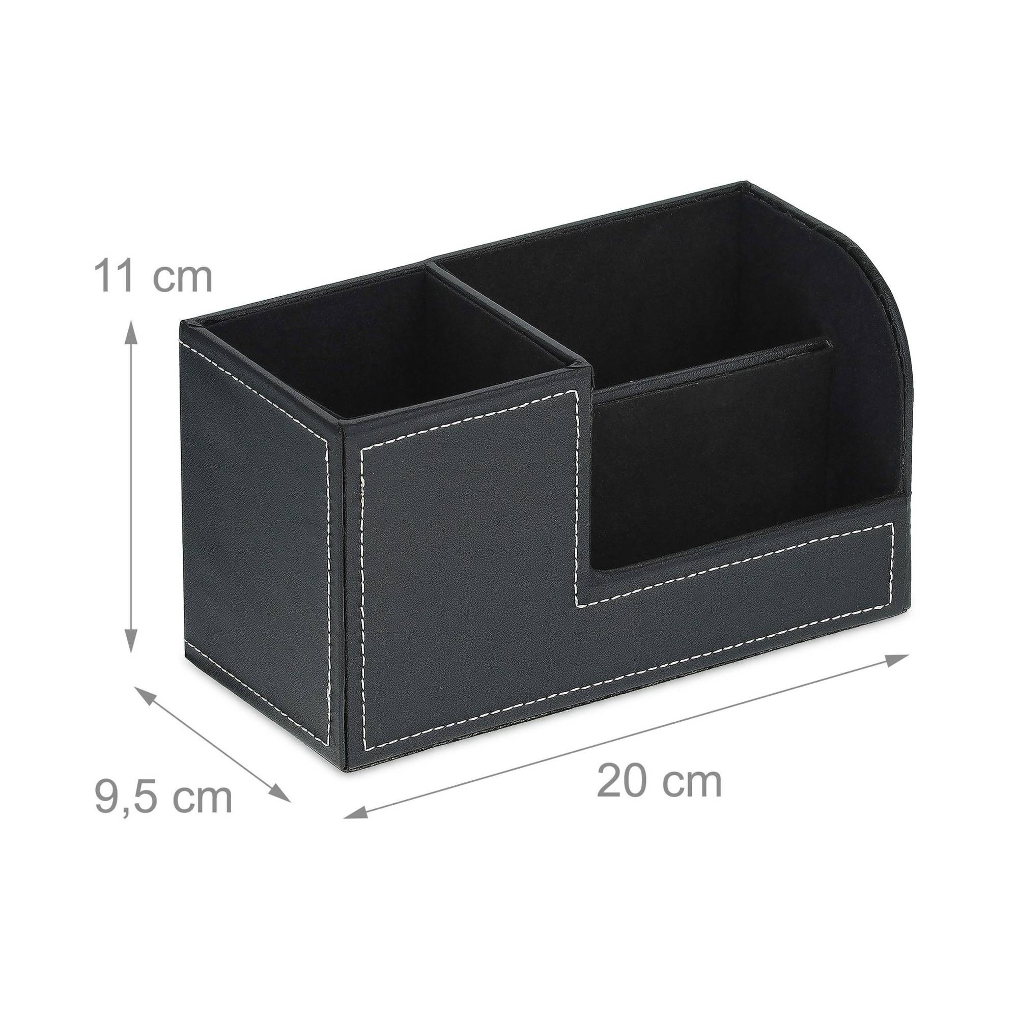 Bureau organizer van kunstleer