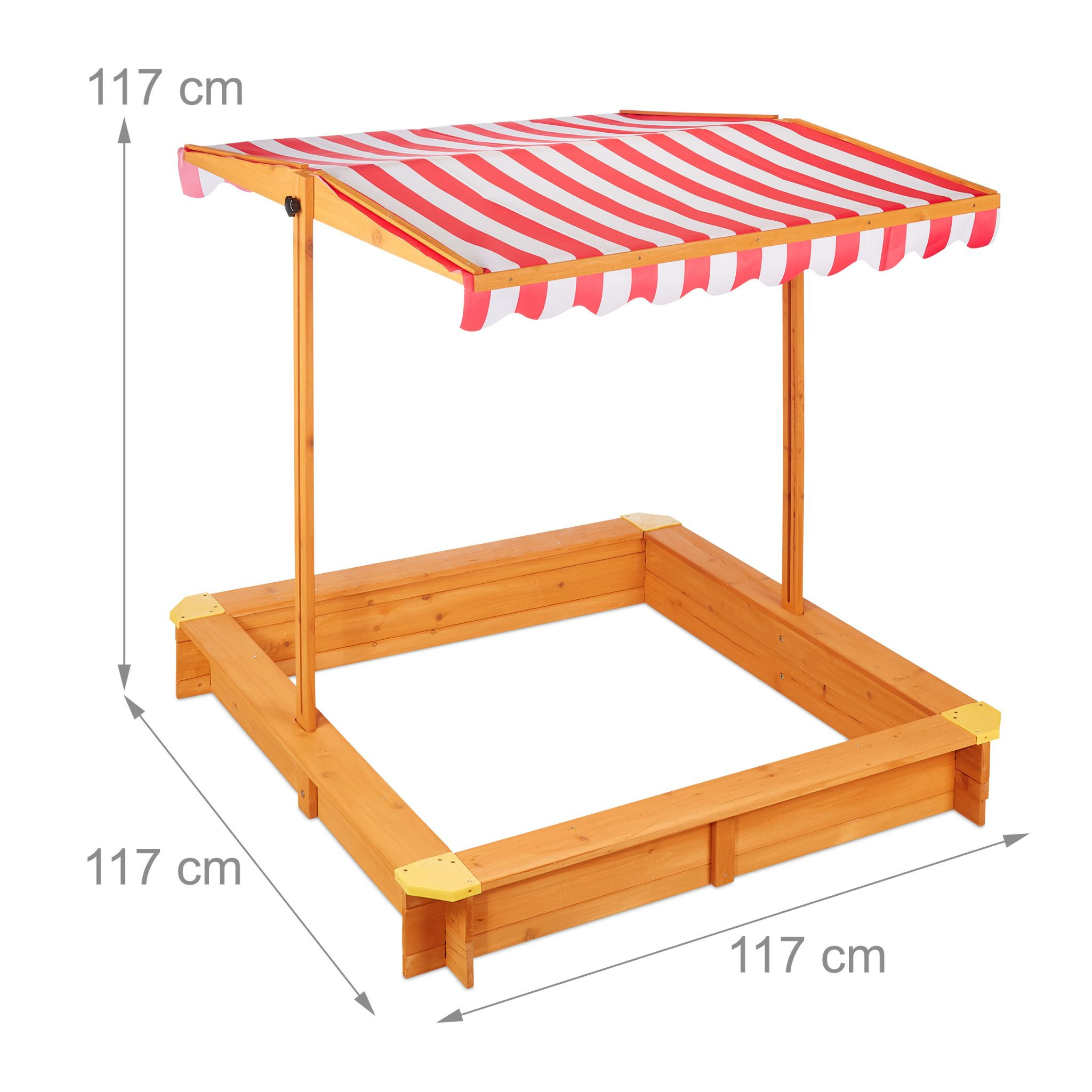 Bac à sable avec toit