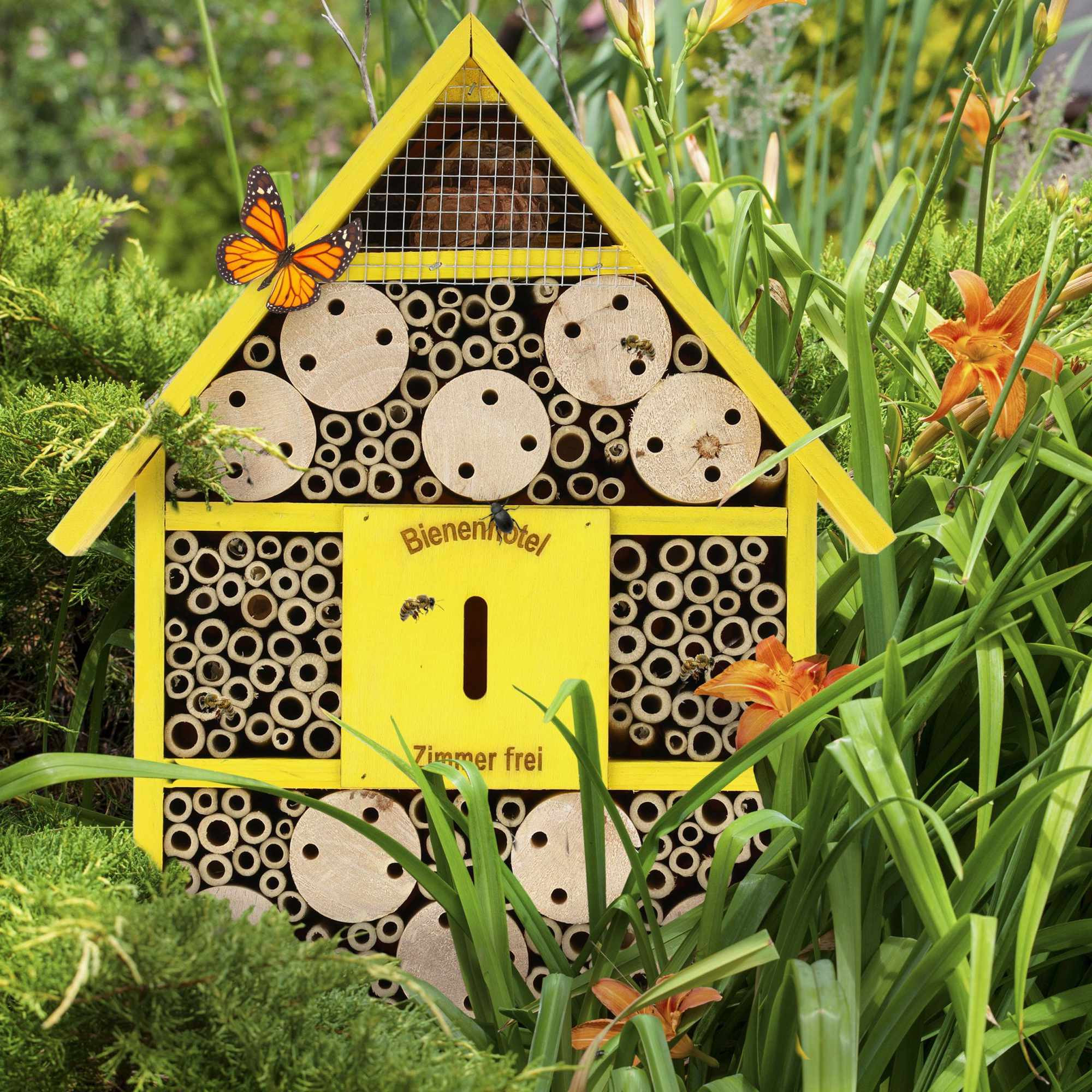 Hotel de madera para insectos