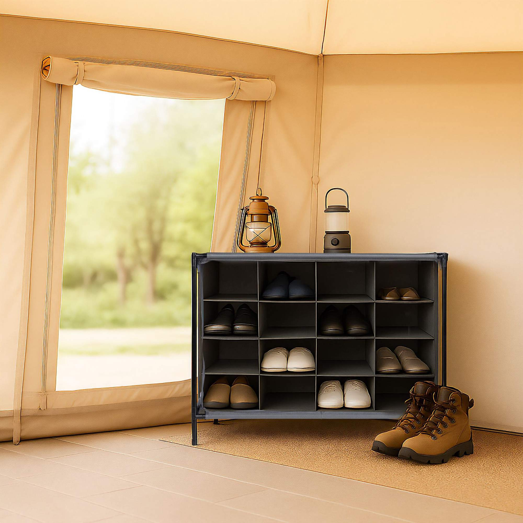 Schuhregal Camping