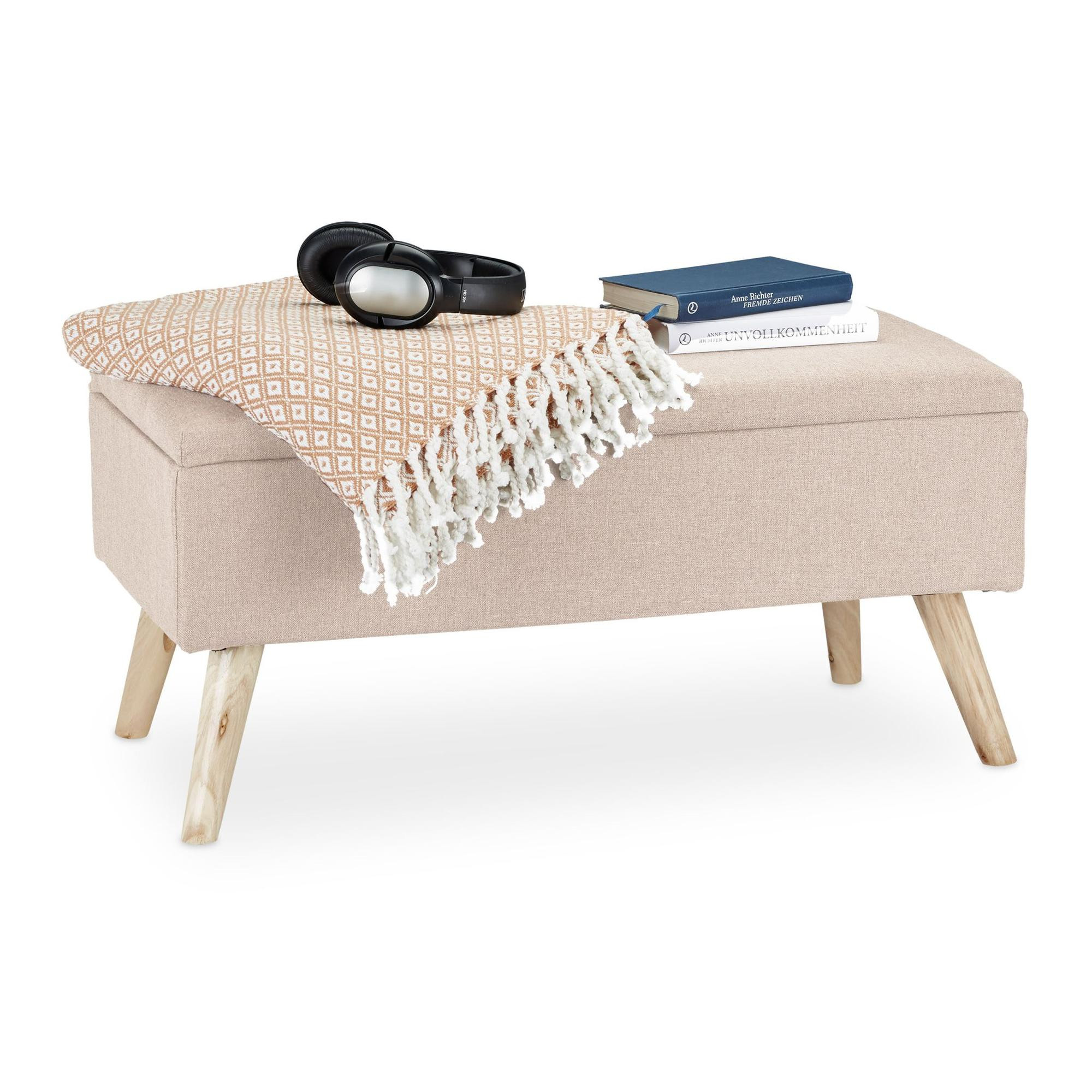Banc moelleux avec rangement