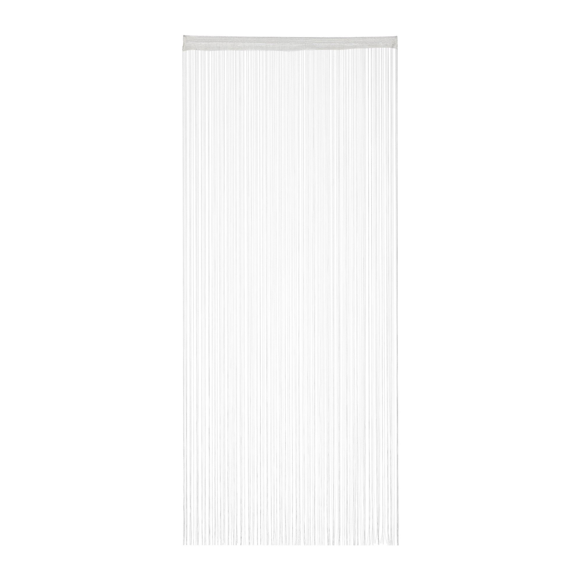 Rideau à fils blanc