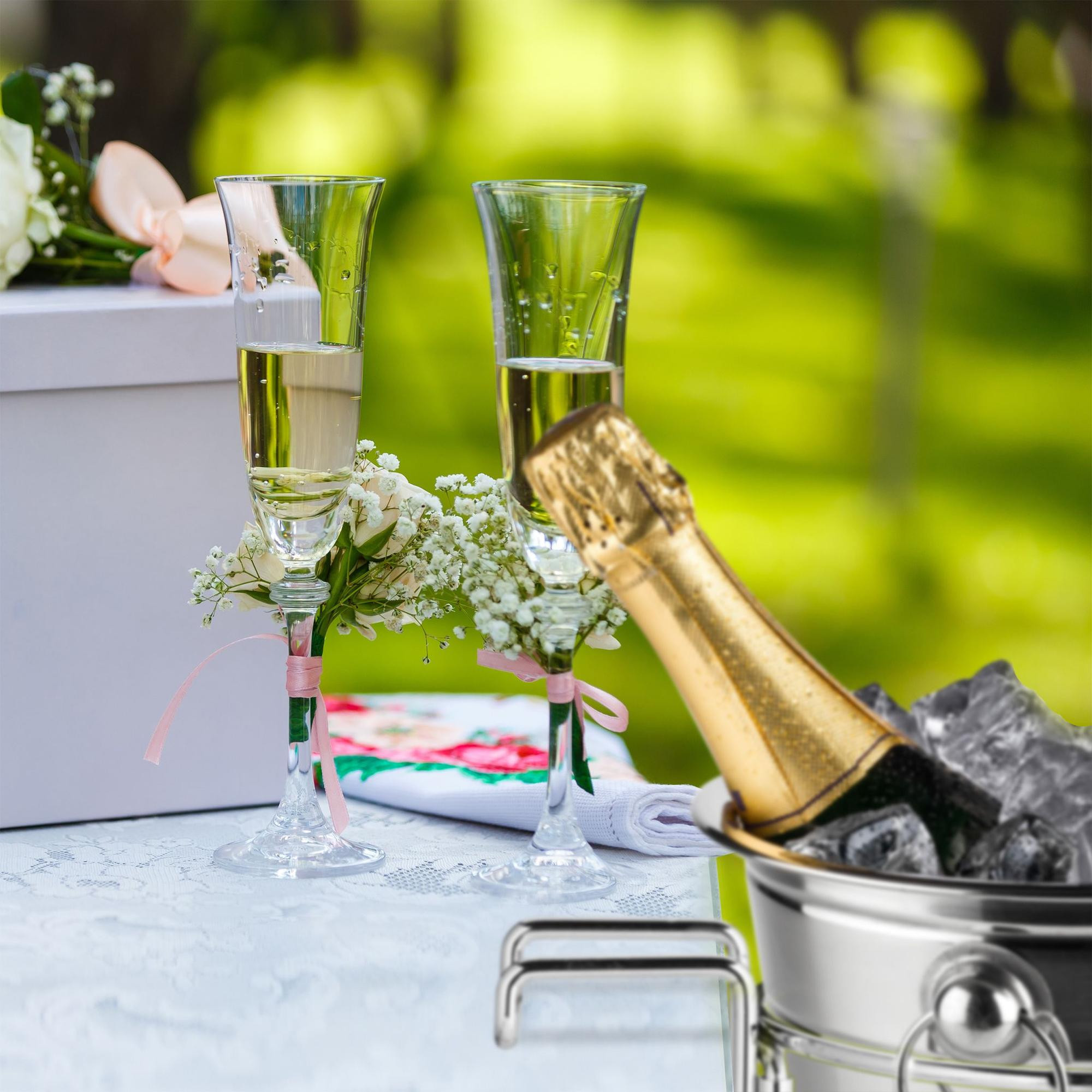 Tischmontierter Champagnerkühler