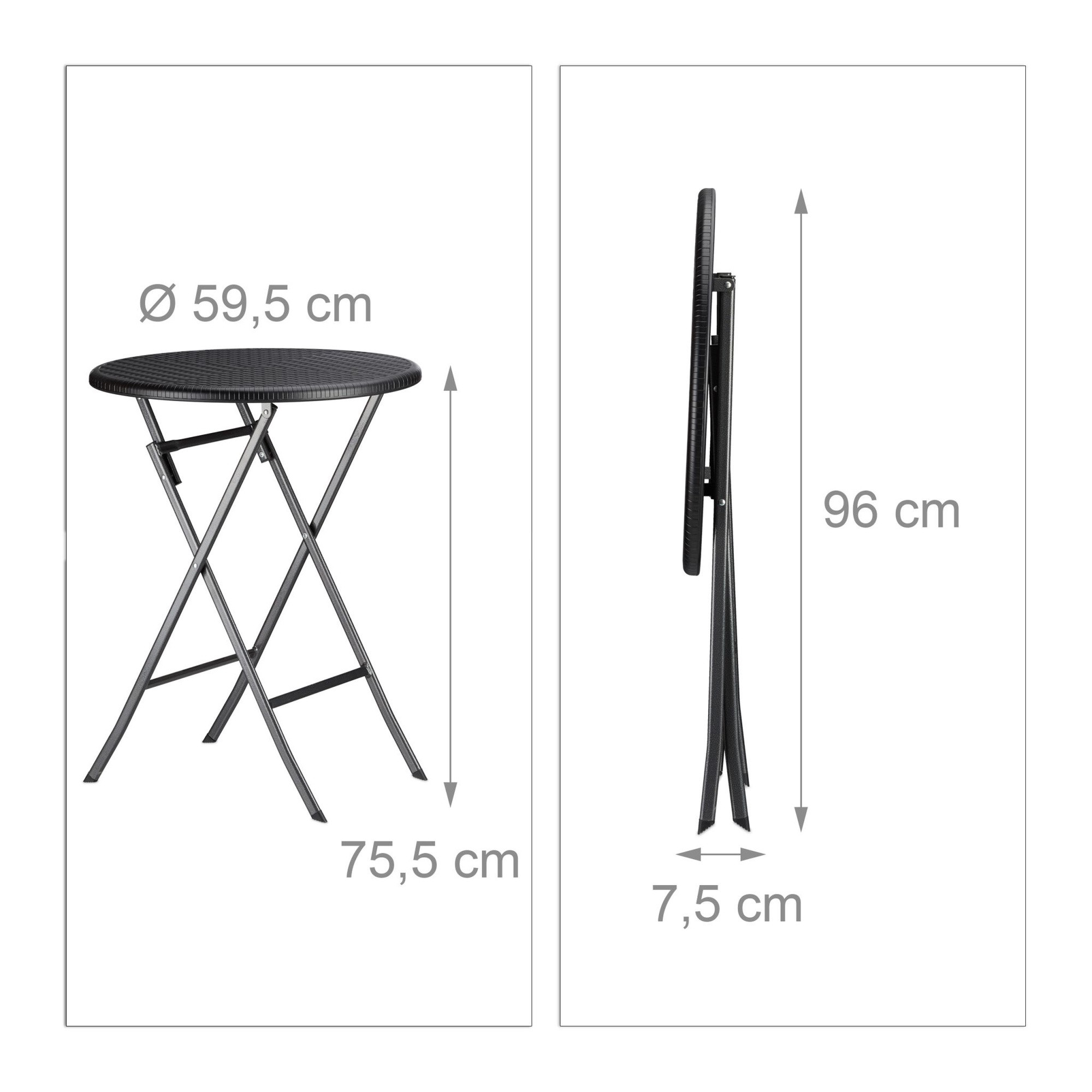 Gartenmöbel-Set BASTIAN 3-teilig