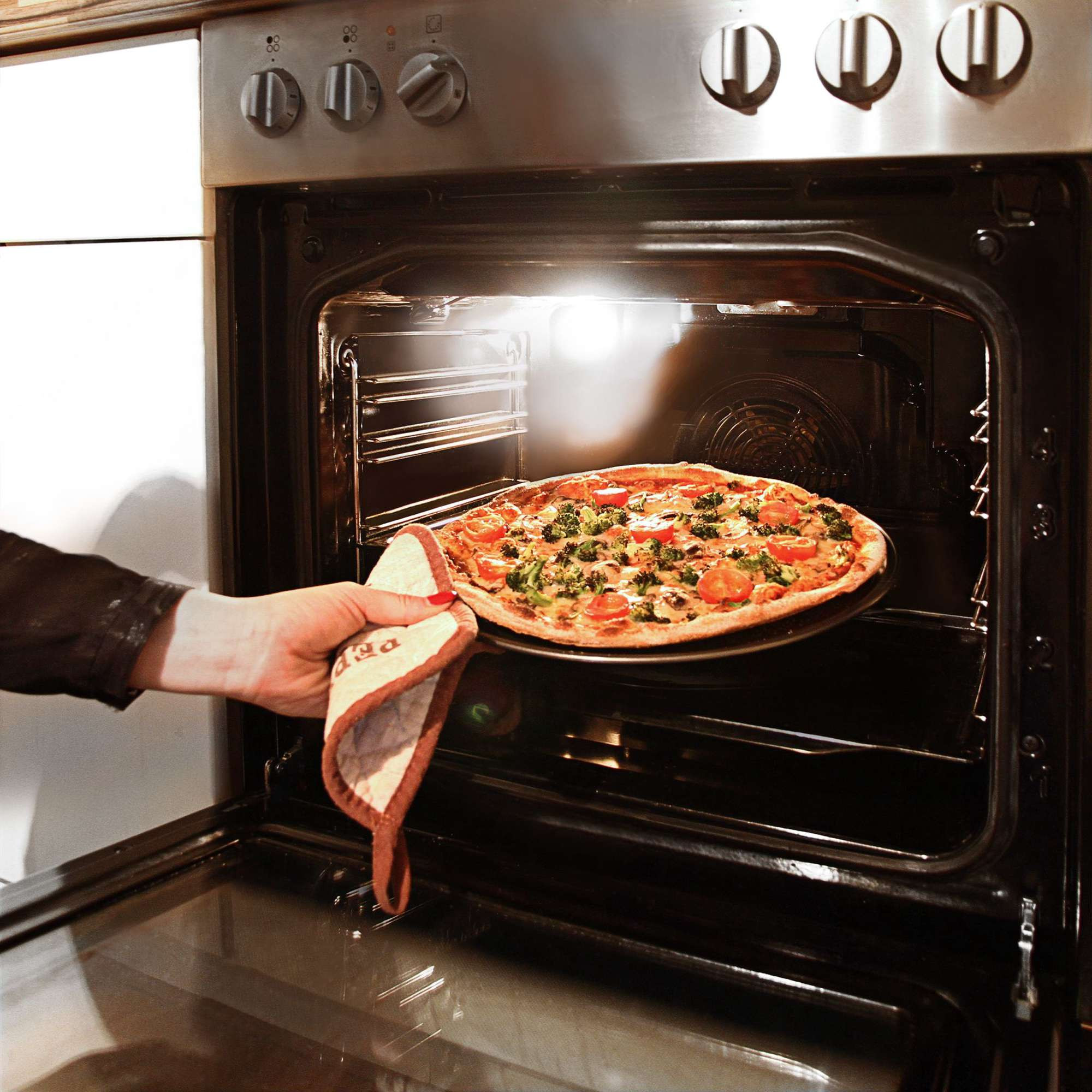 Pizzateller rund, 4er-Set