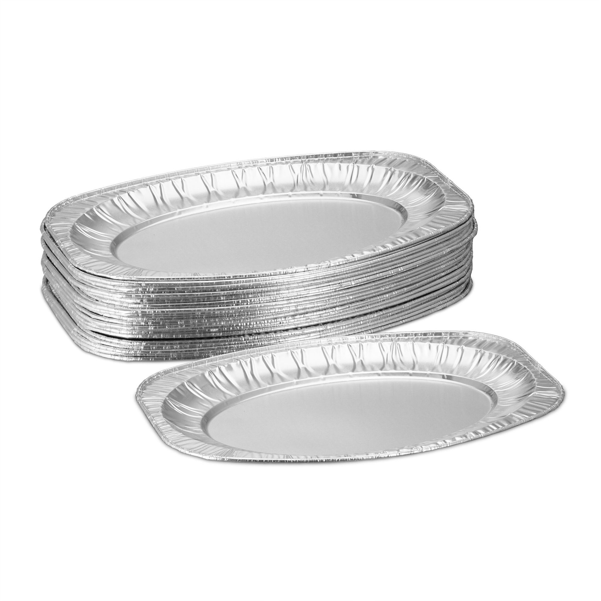 Aluminium-Servierplatten, 25er-Set