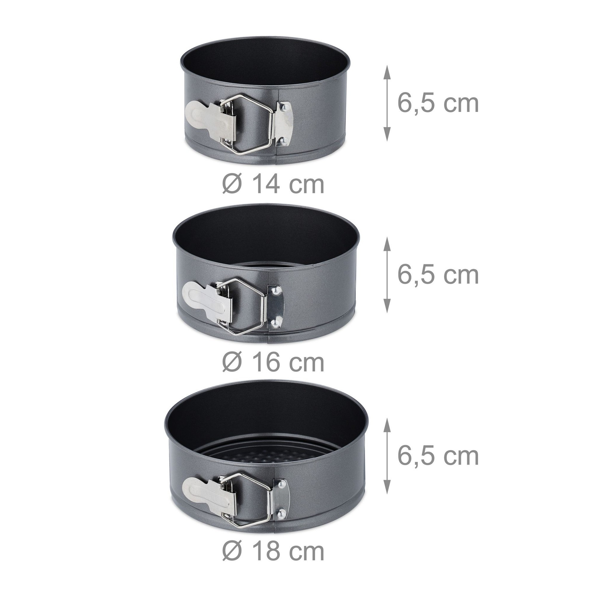 Springform set in 3 parts