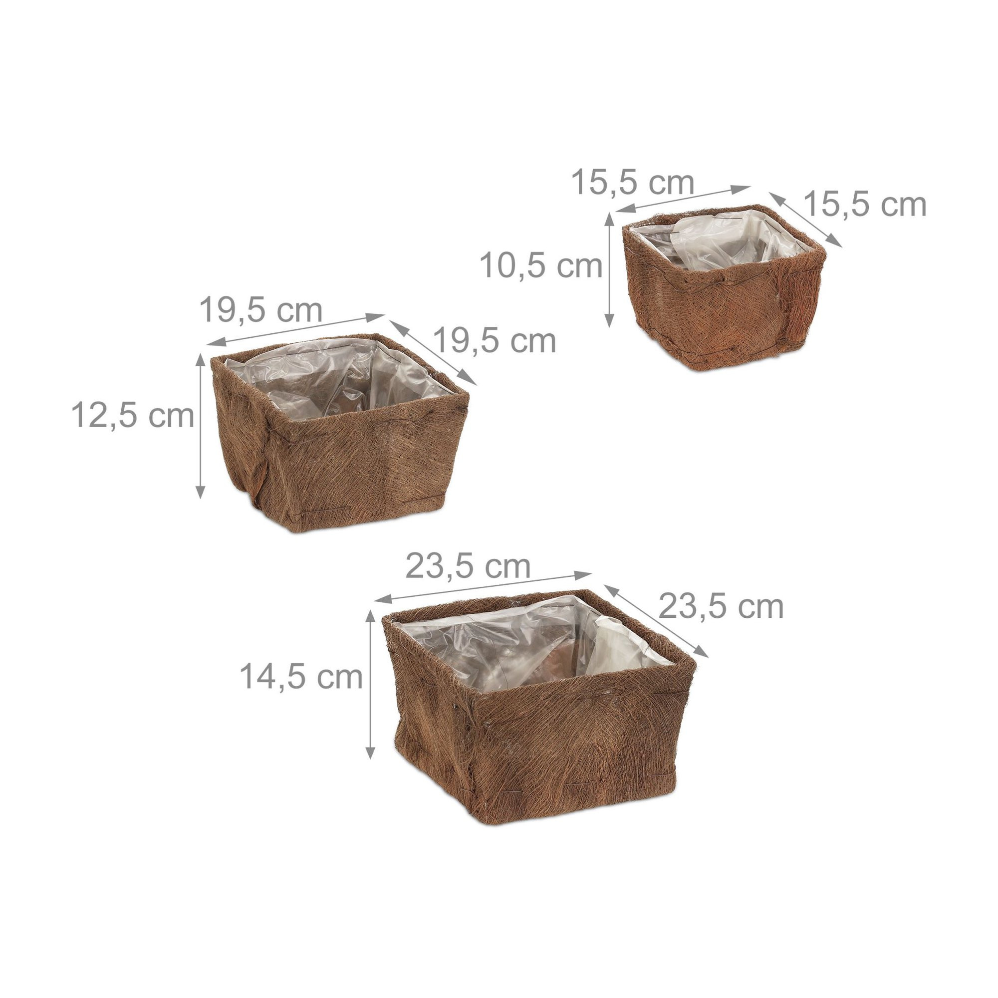 Blumentopf - 3er-Set