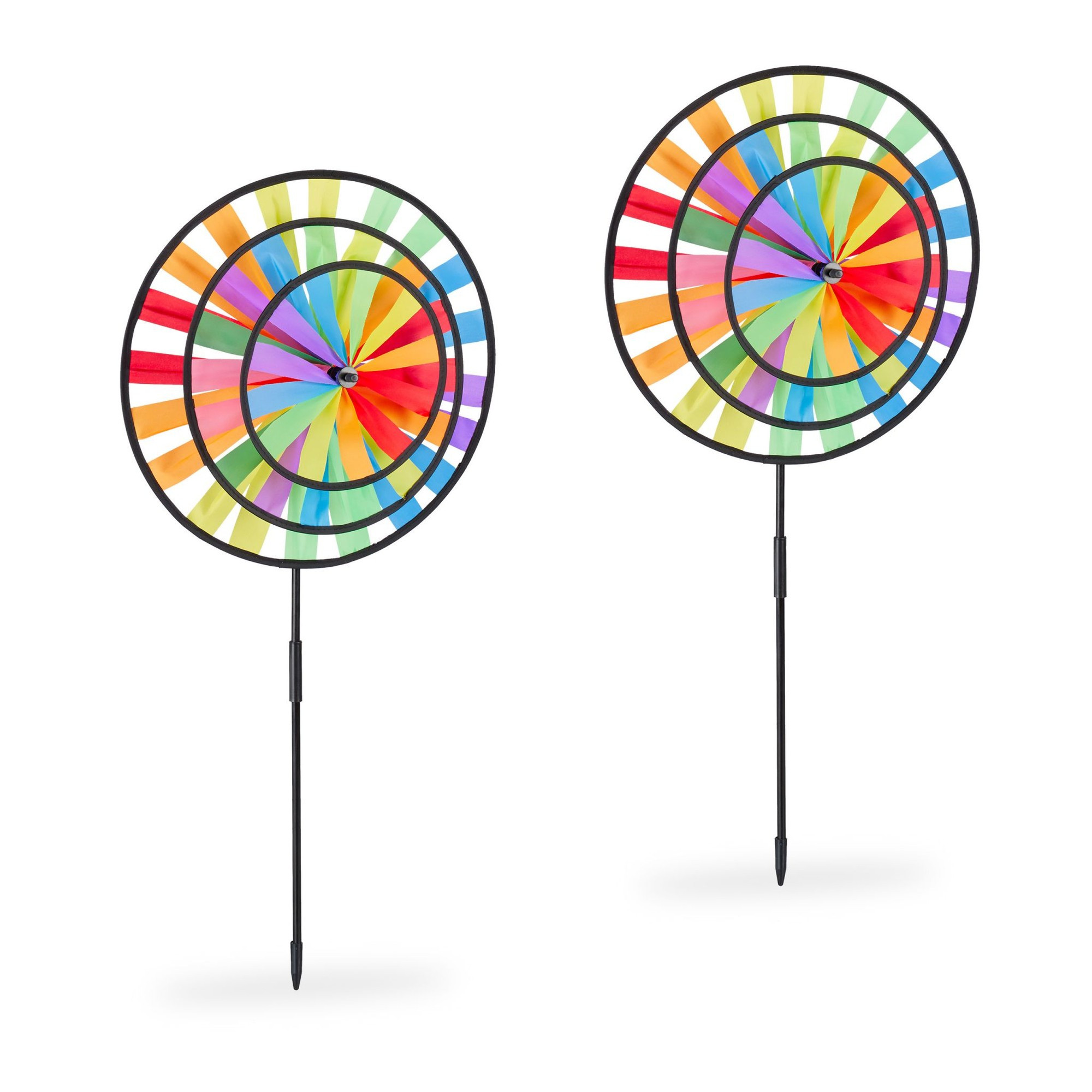 Windmühle Regenbogen - 2er Set