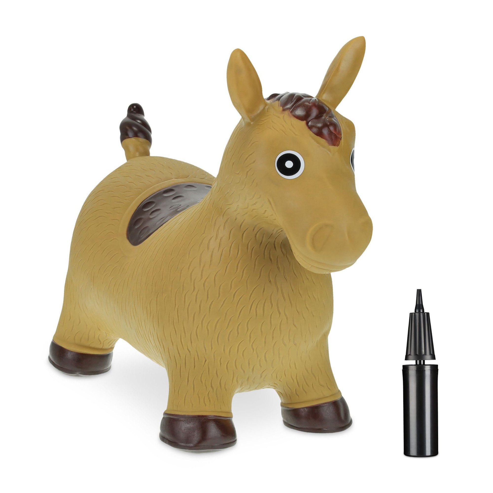 Springpaard in lichtbruin