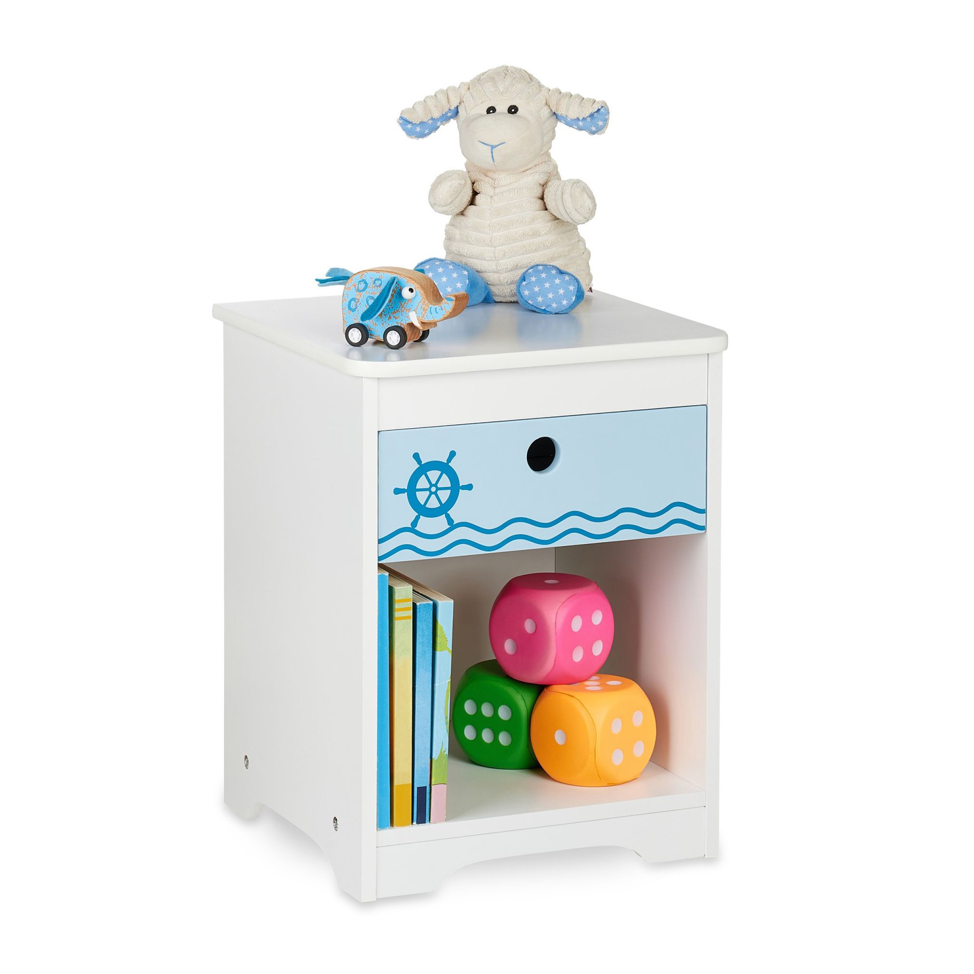 Bedside table for children with drawer