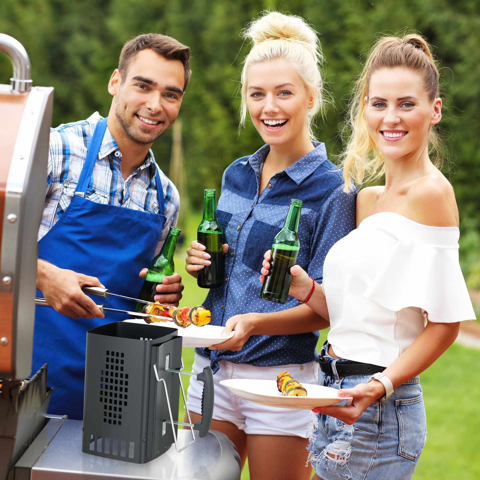 Cheminée pour le grill