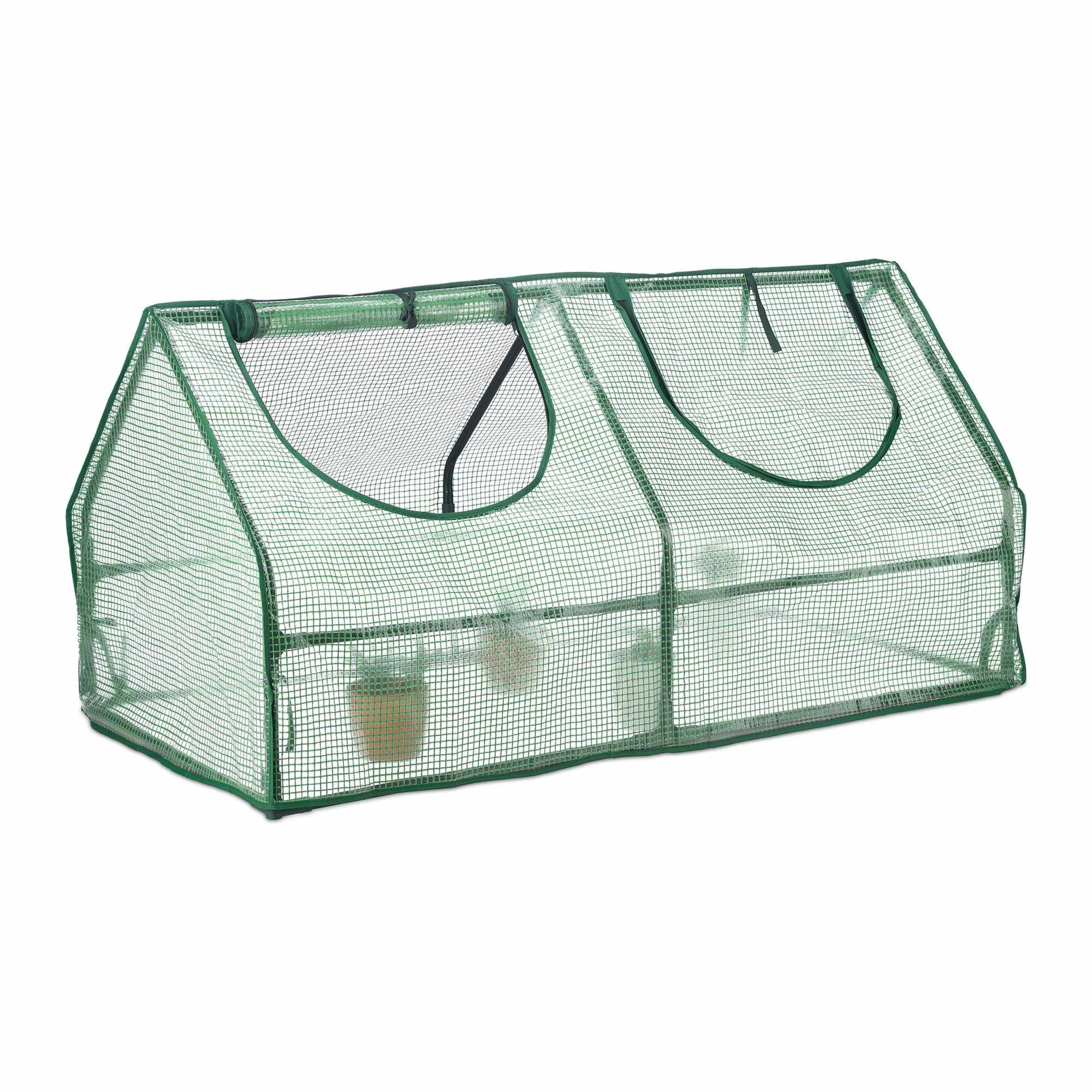 Gewächshaus mit 2 Fenstern