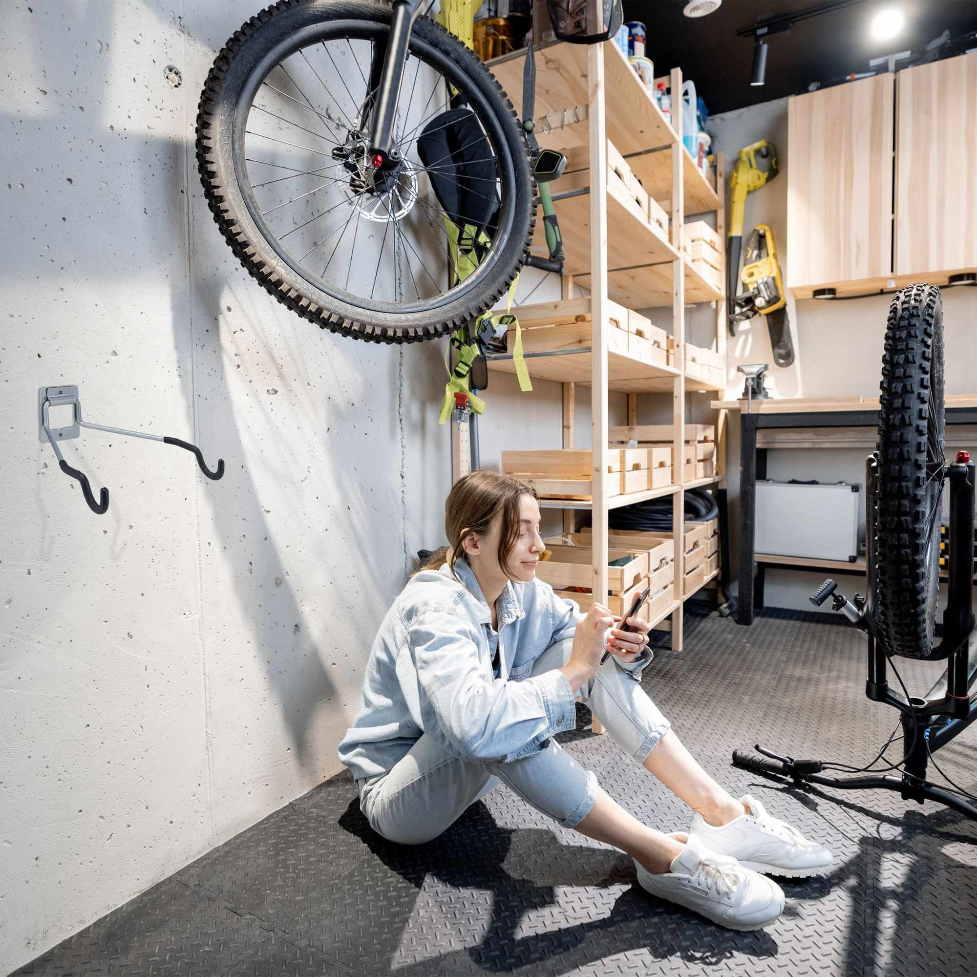 Support mural pliable pour vélo