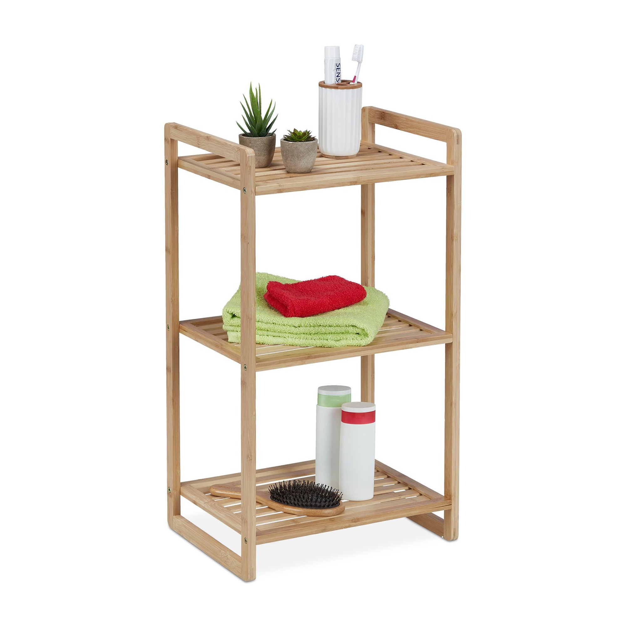 Bamboe plank met 3 planken