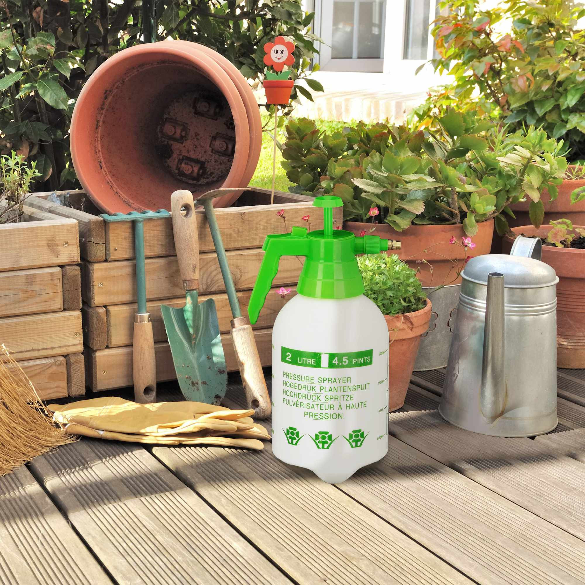 Pulvérisateur à pression 2 litres vert