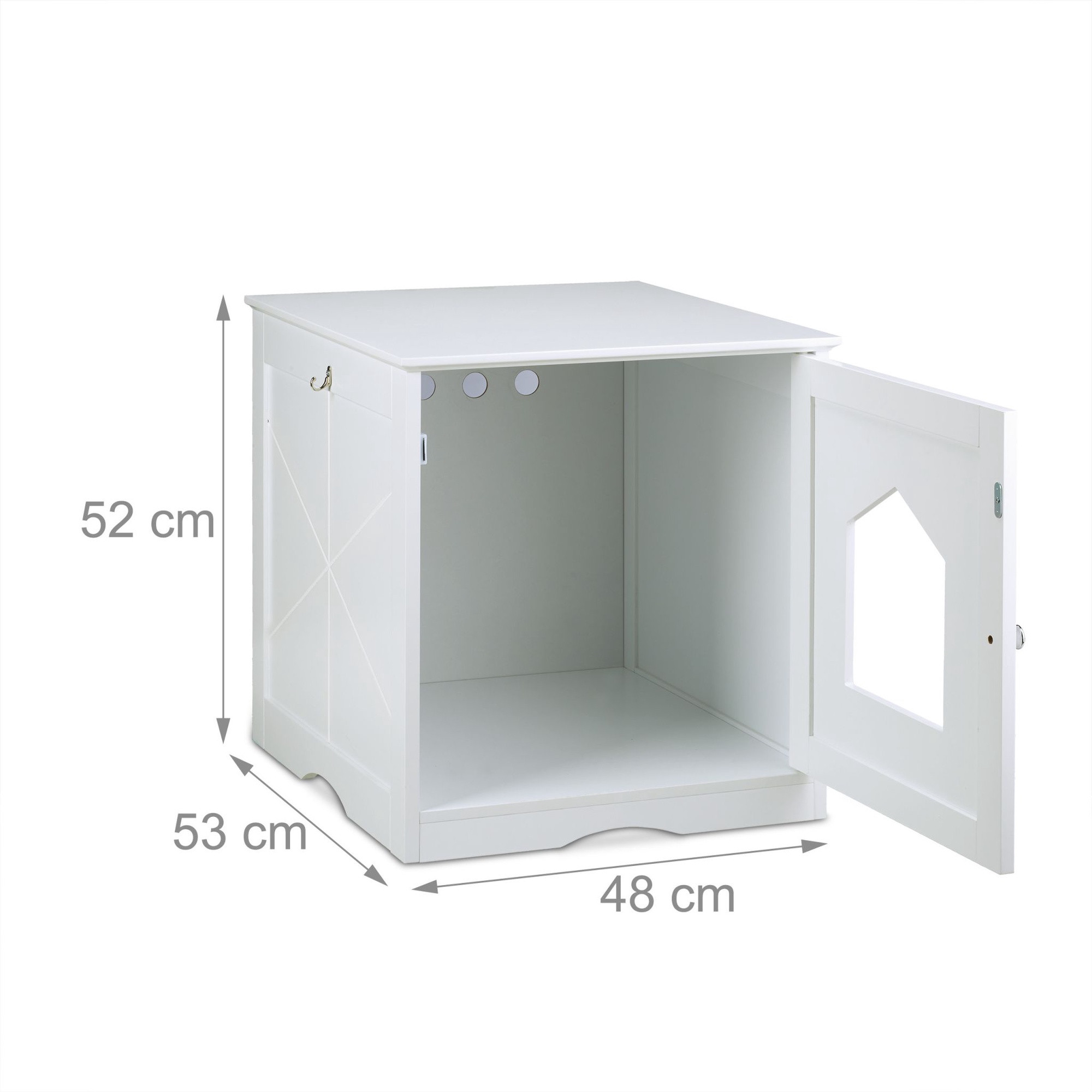 Katzenschrank weiß