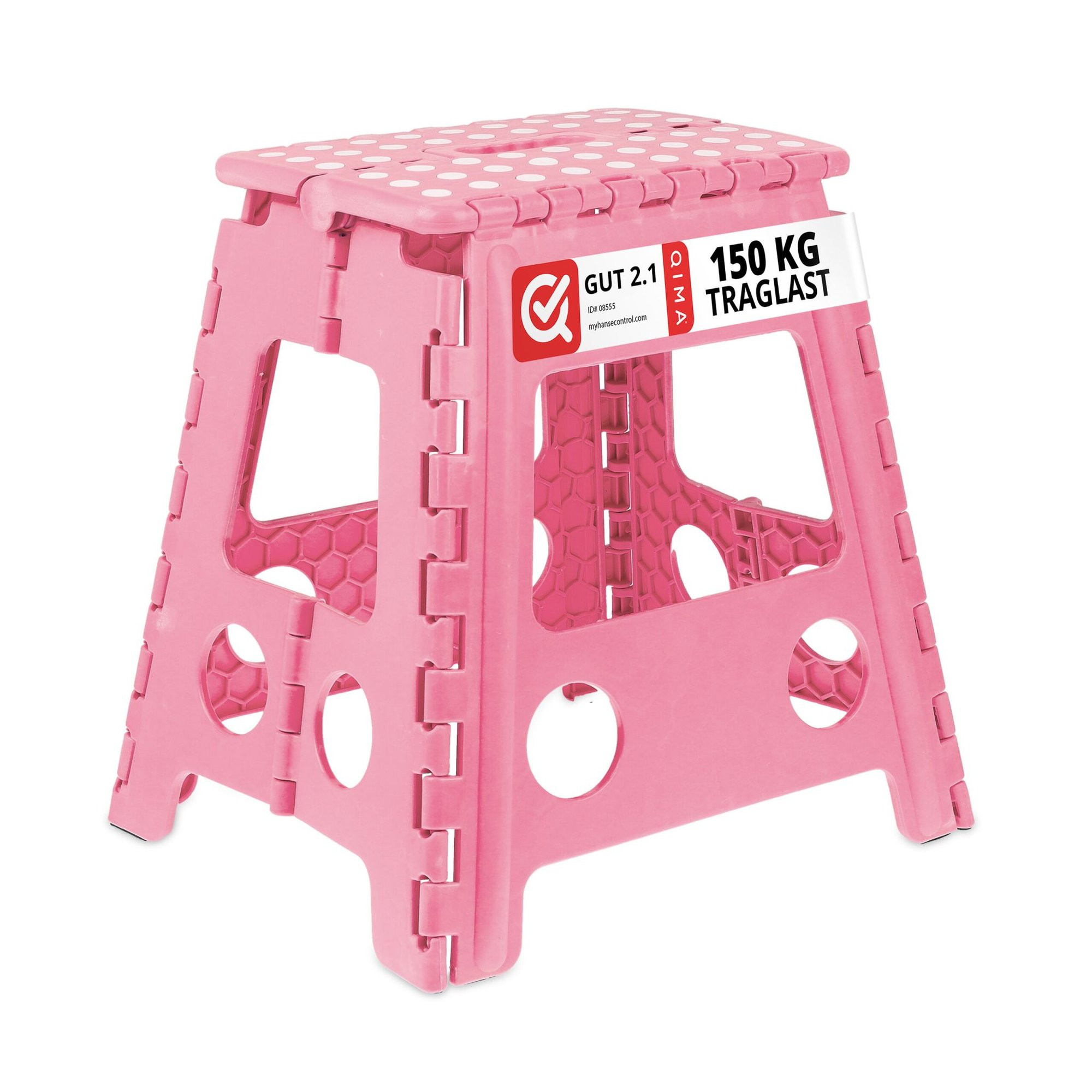 Taburete plegable XL rosa