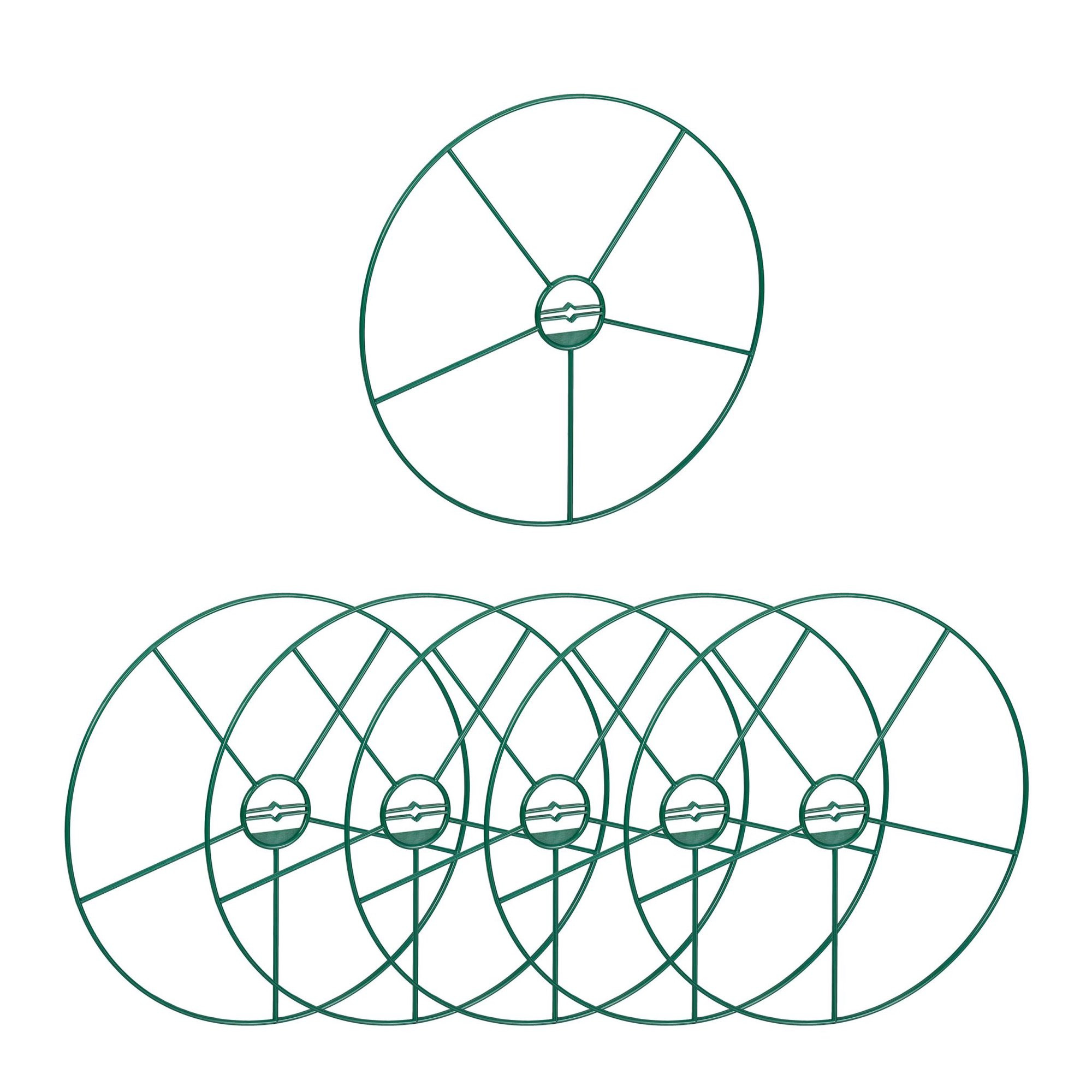 Supporto per piante da 39 cm, set da 6
