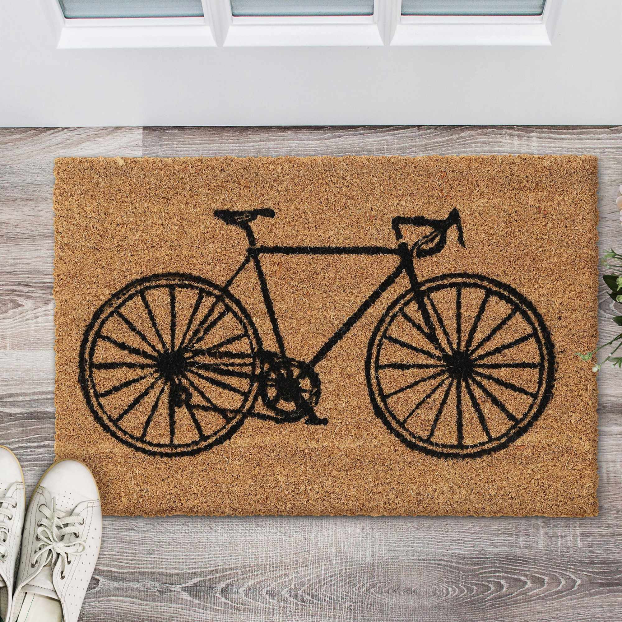 Deurmat kokosvezel fiets