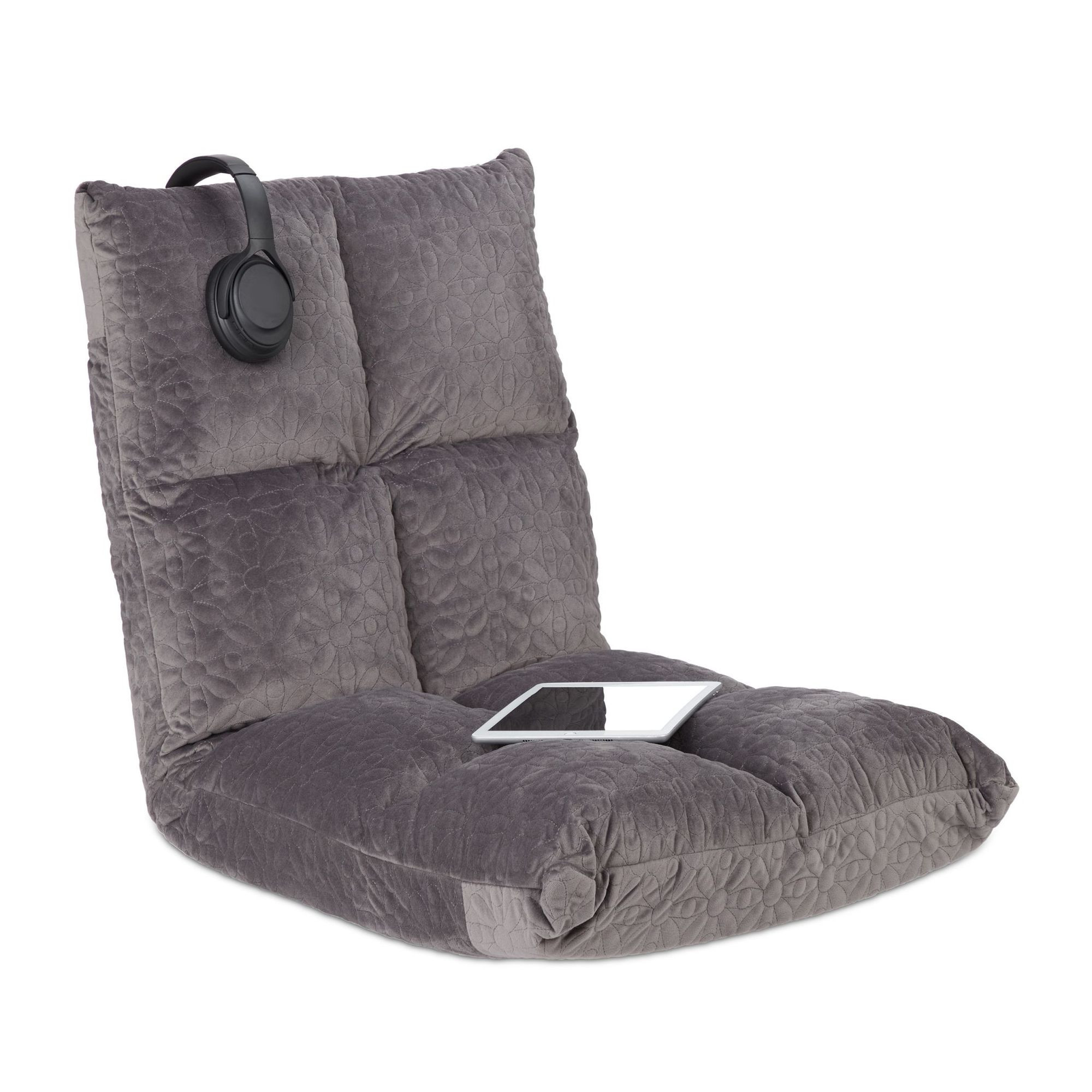 Silla de suelo con respaldo regulable