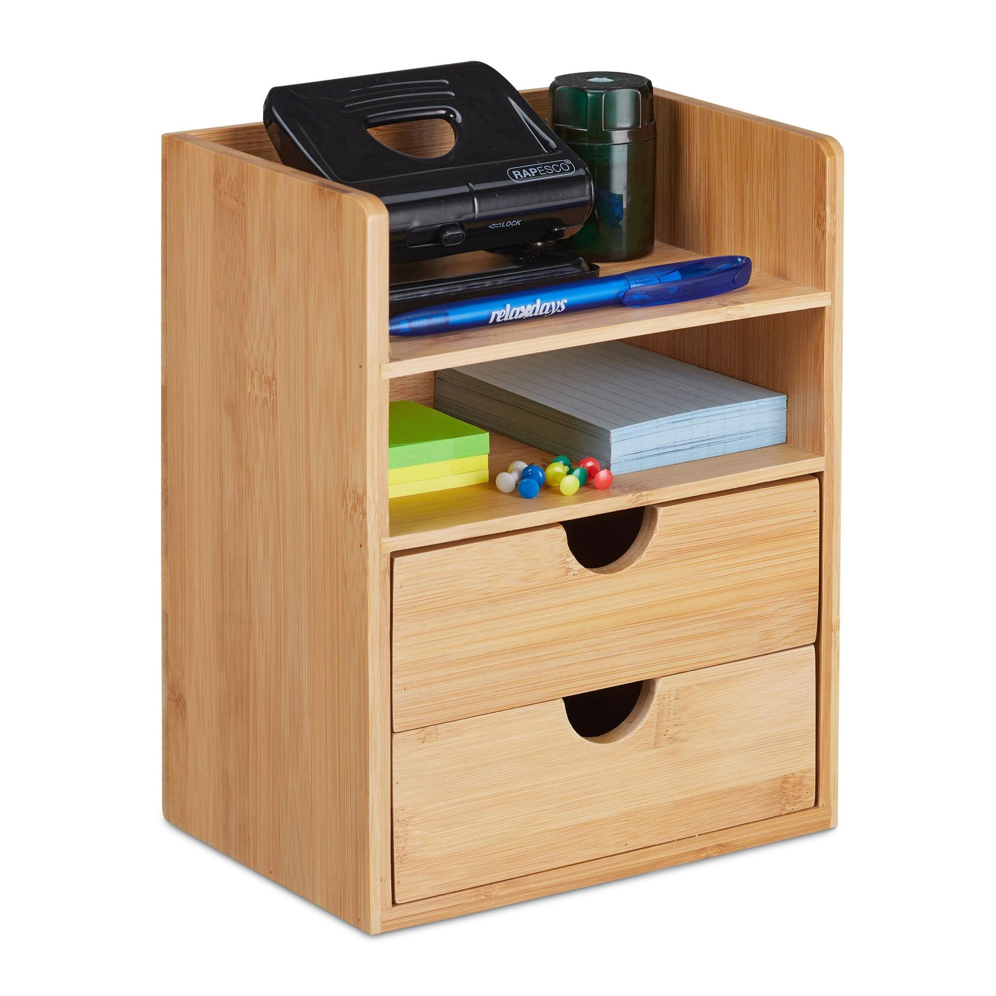 Bureau opbergruimte in bamboe