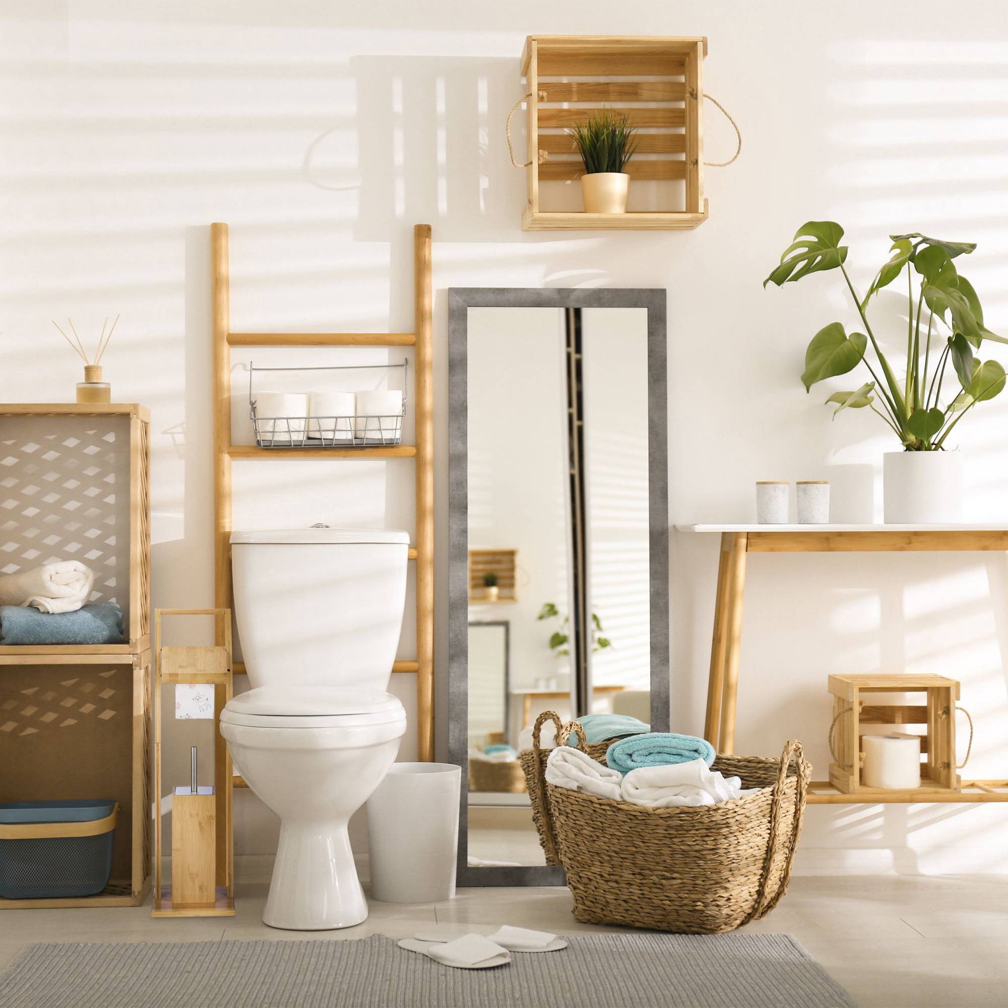 Bamboe toilet