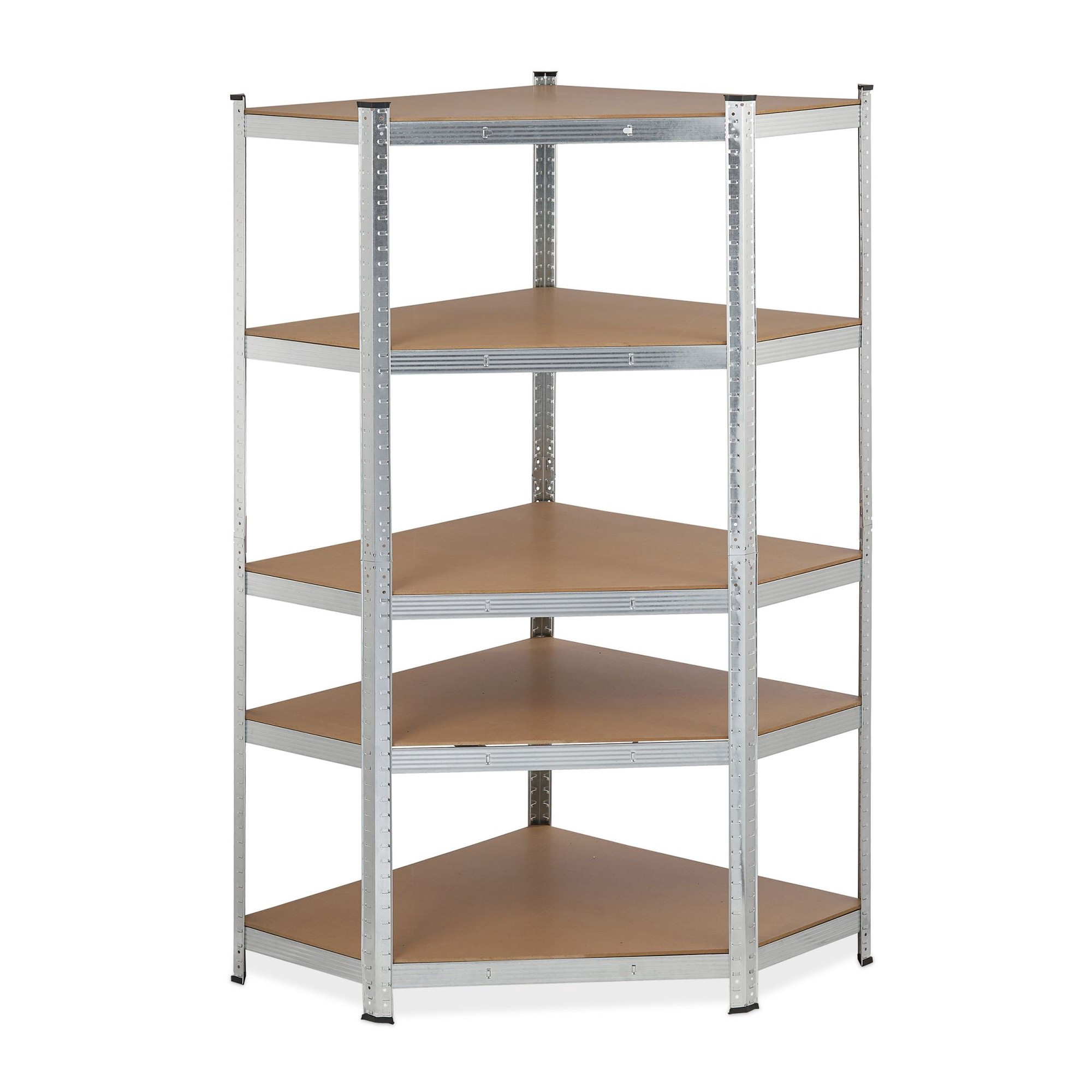 Corner shelf with 5 shelves