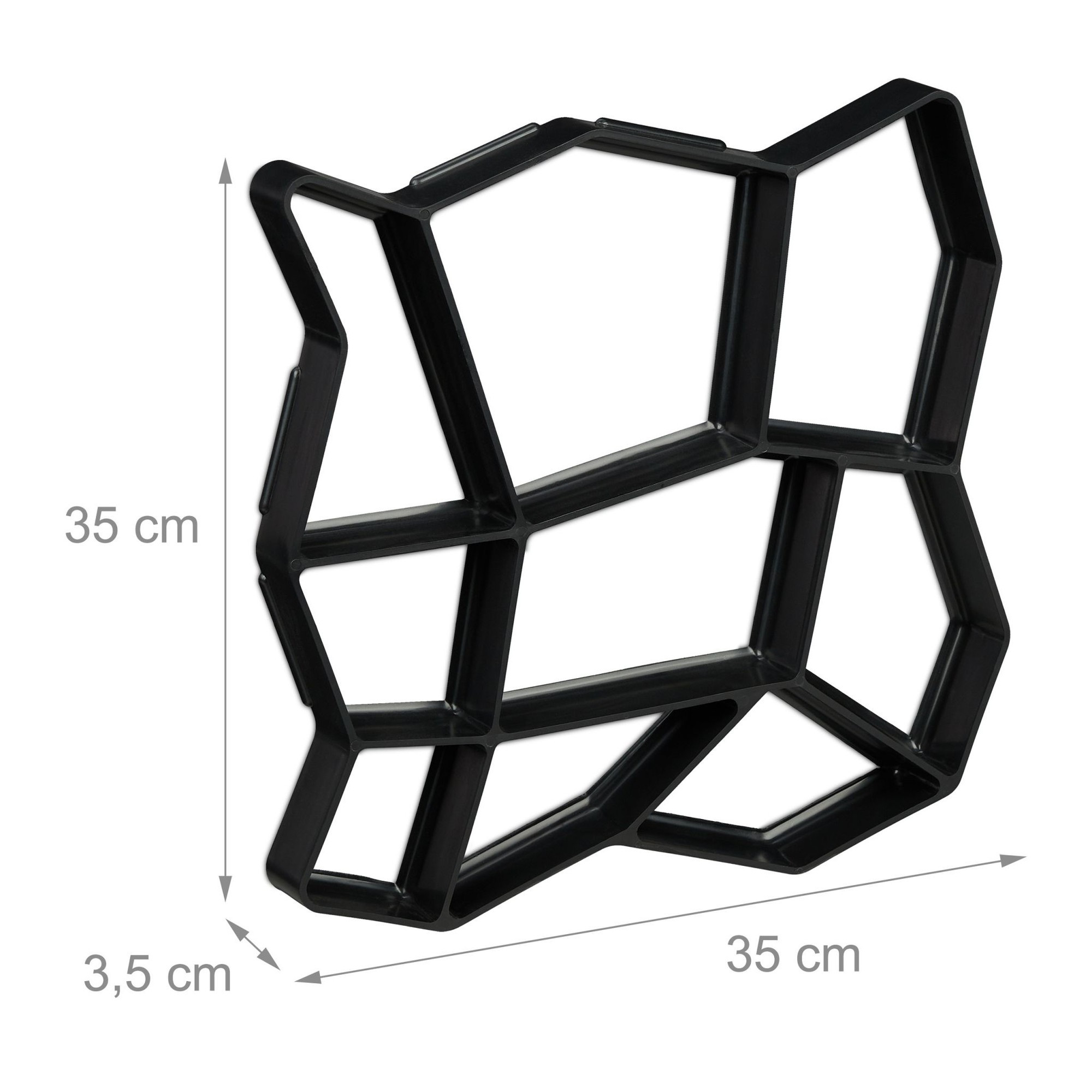 Plaster form 9 chambers 35 x 35 cm