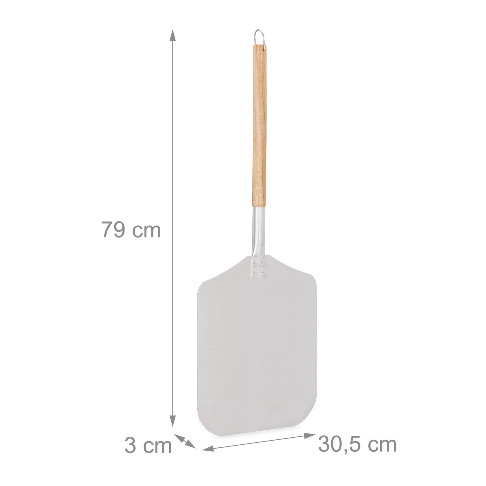 Pala para pizza de aluminio