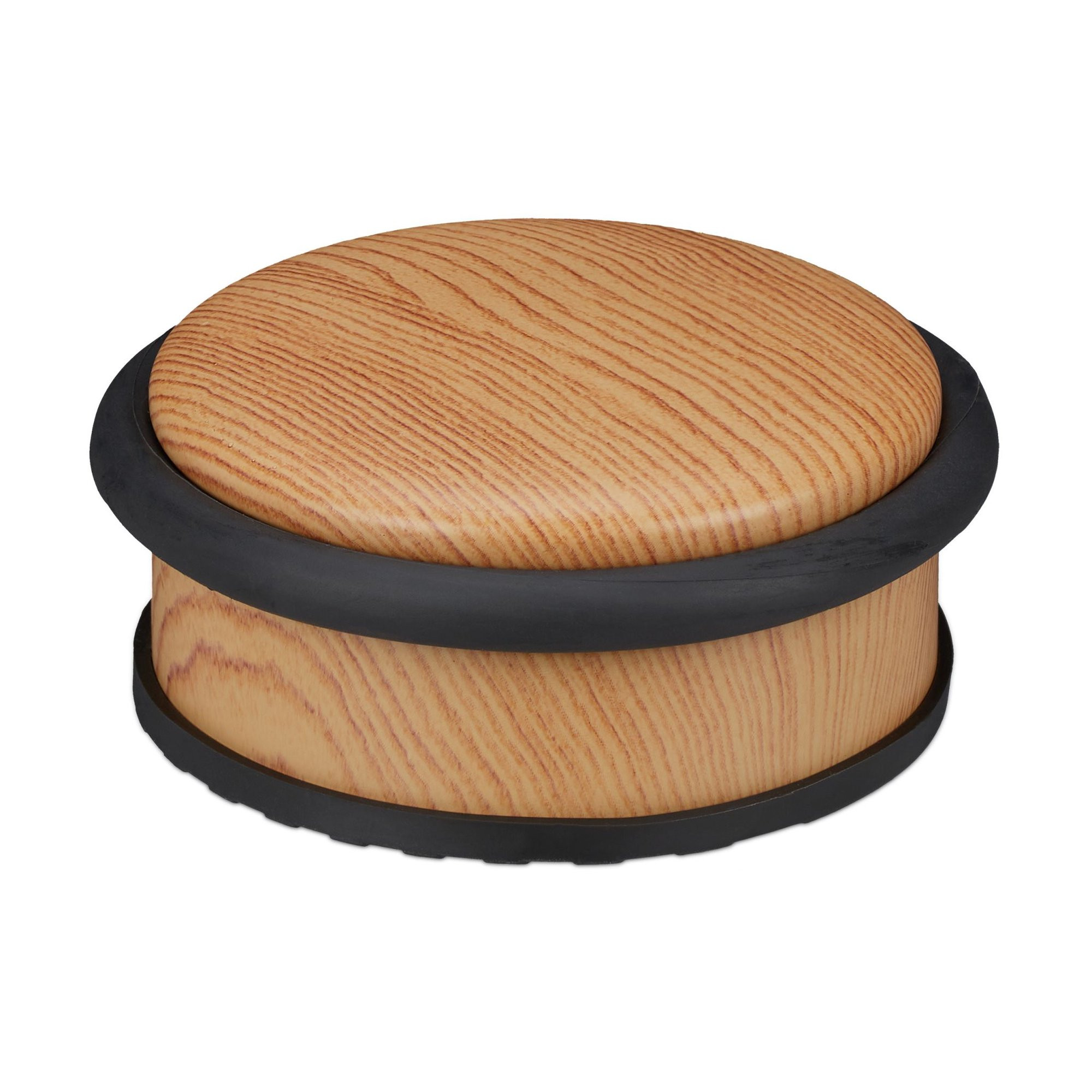 Tope de puerta con aspecto de madera