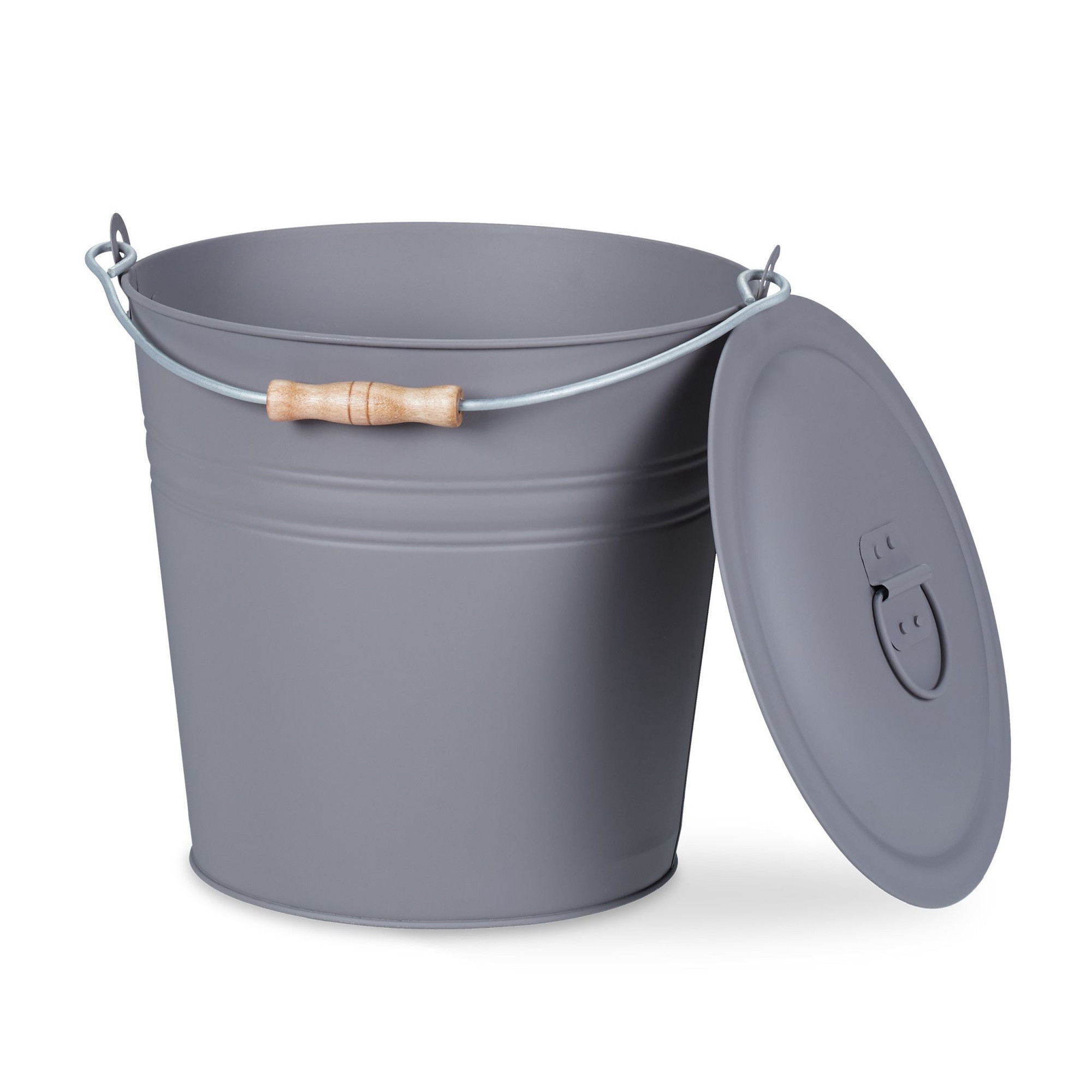 Aschenbecher mit Deckel 12 l