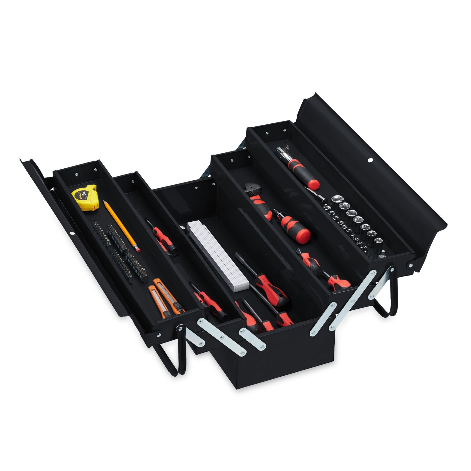 Tool box empty black