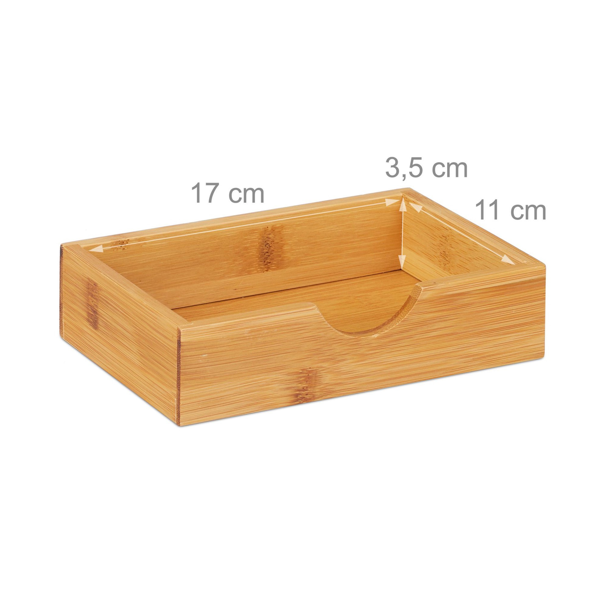 Armazenamento de mesa com gavetas de bambu