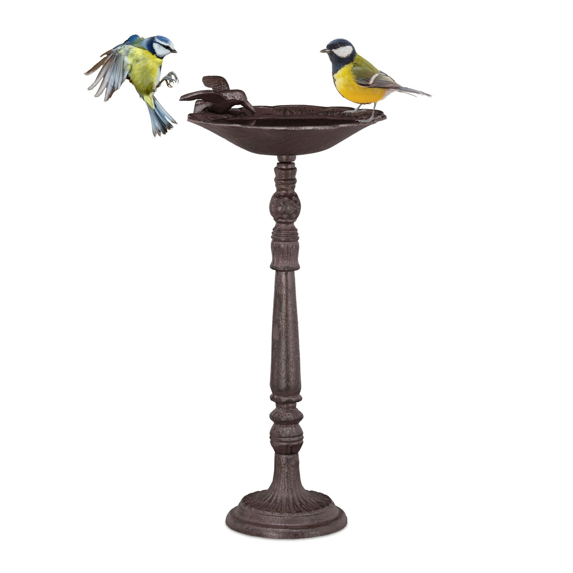 Cast iron bird bath