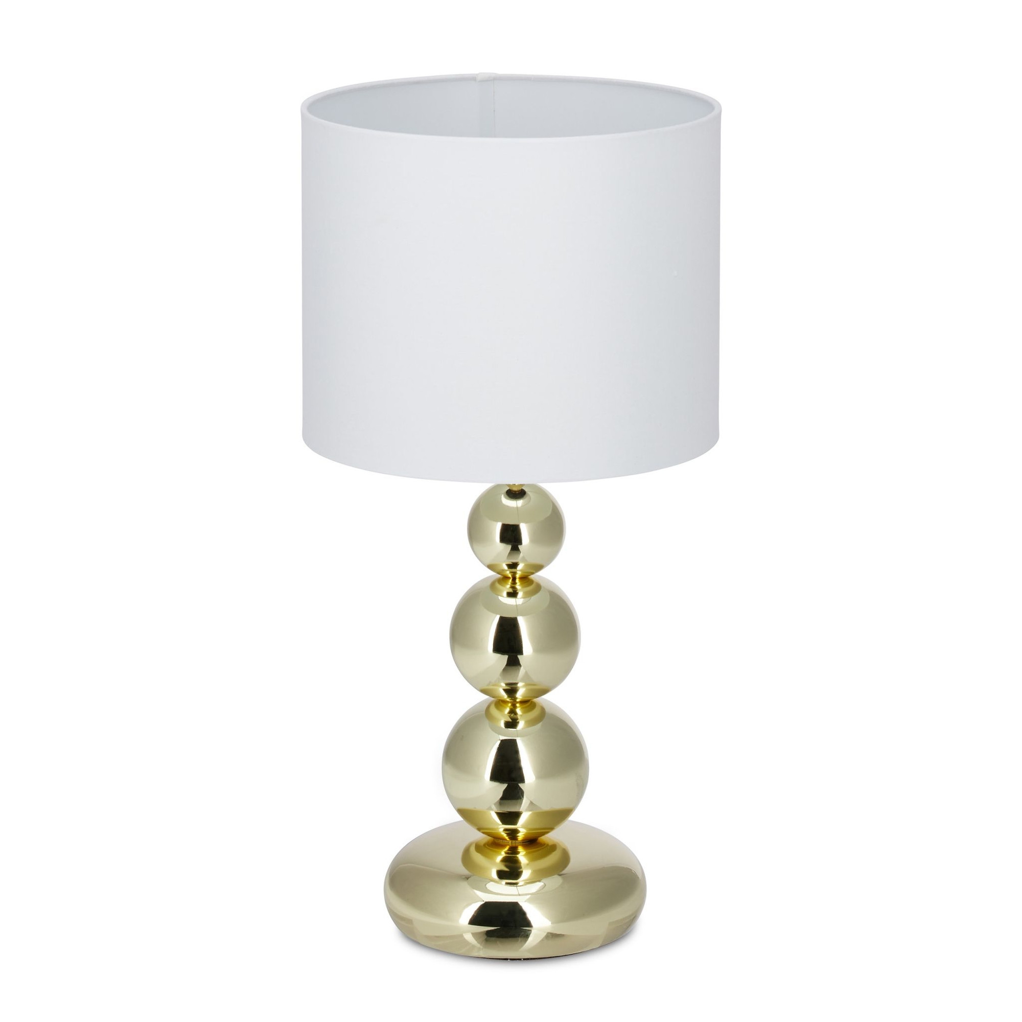 Candeeiro de mesa dourado