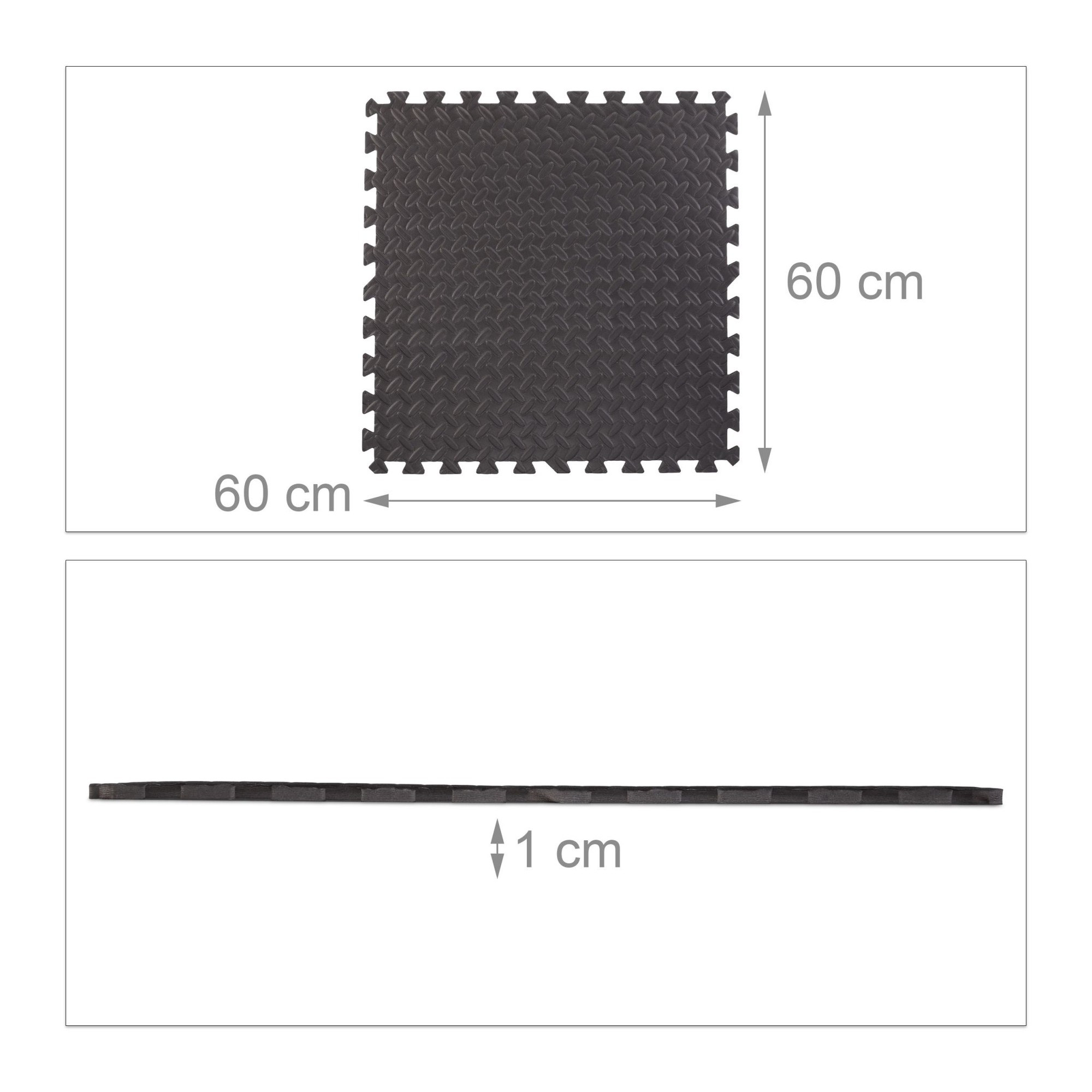 Tapis puzzle en caoutchouc mousse