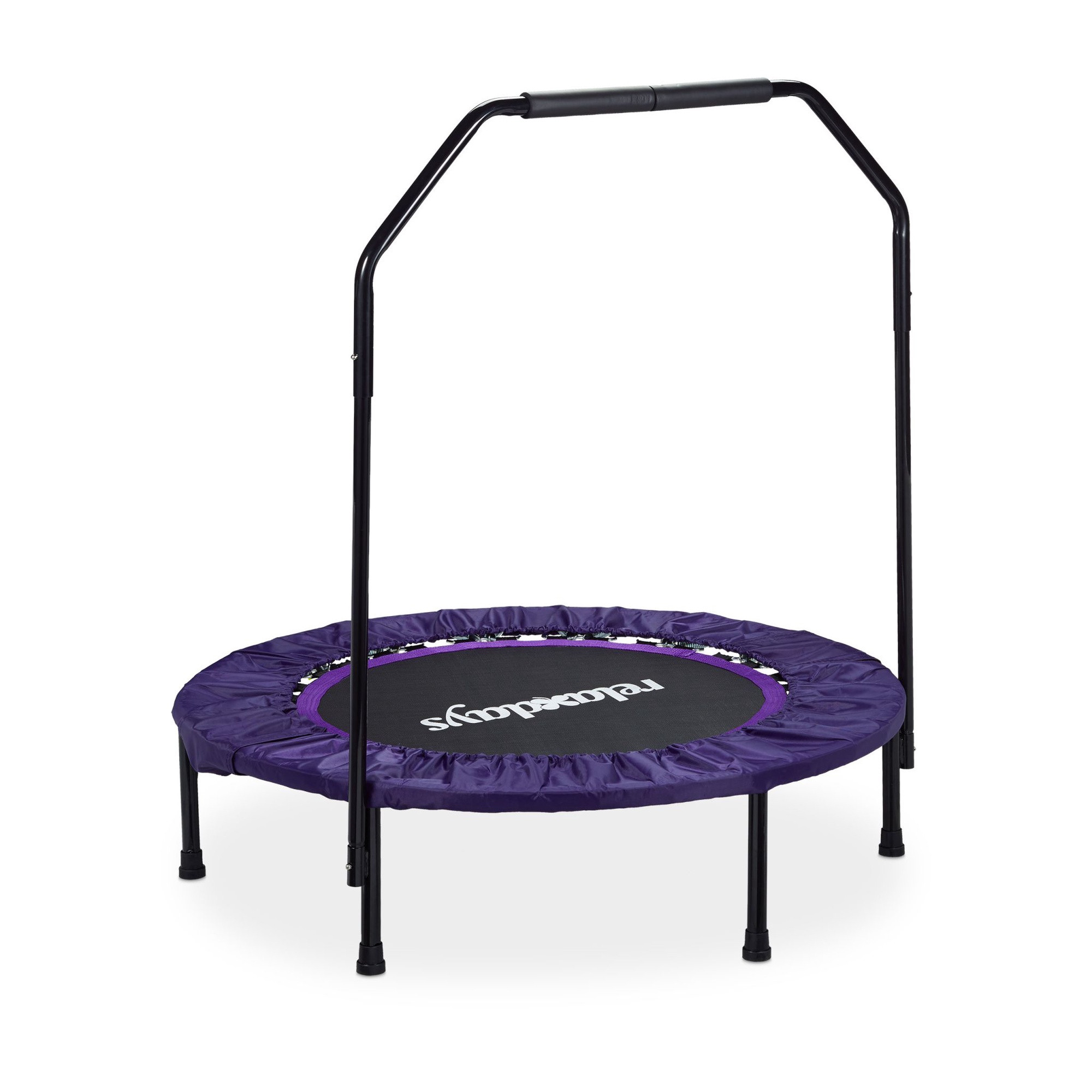 Trampoline pliable avec poignée