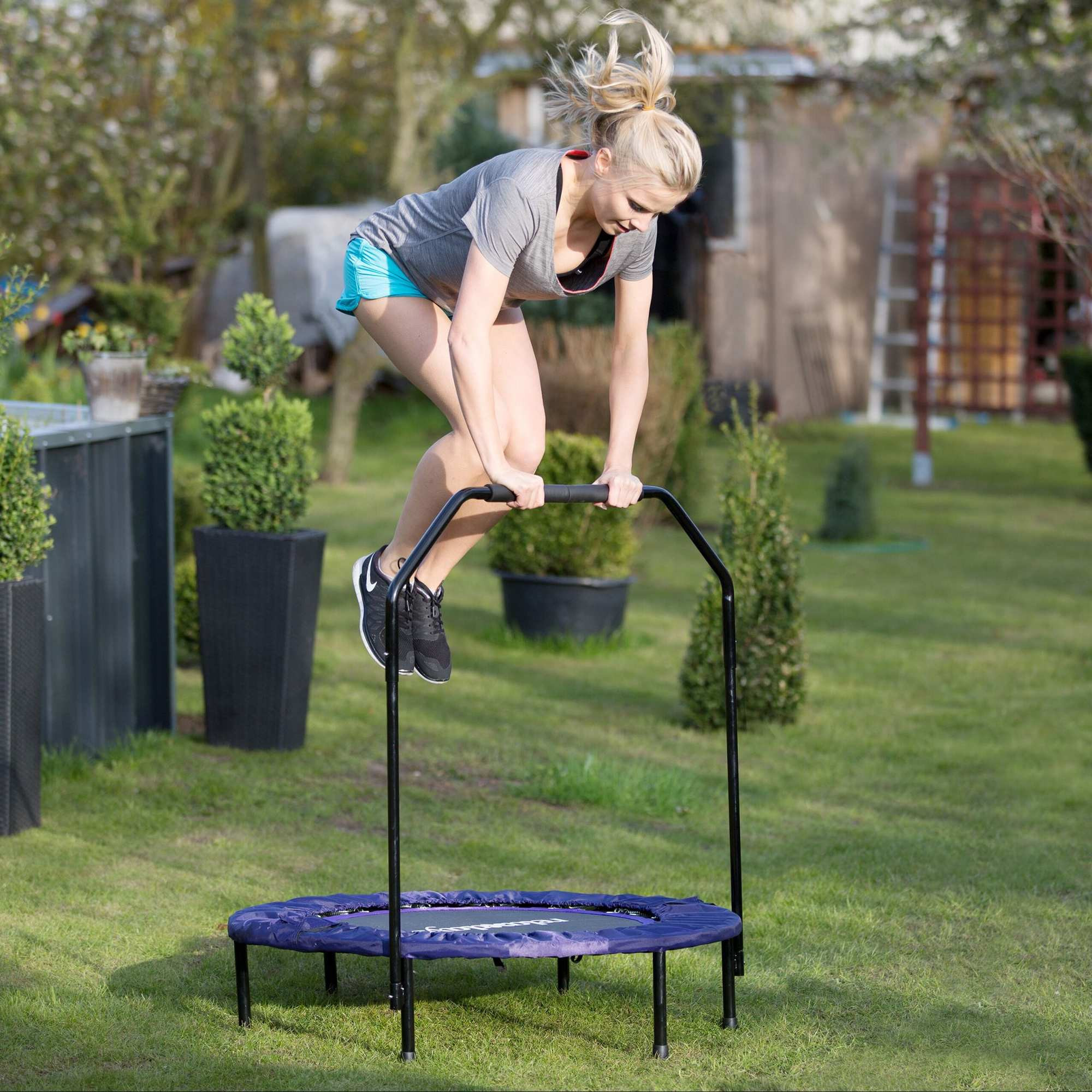 Faltbares Trampolin mit Griff