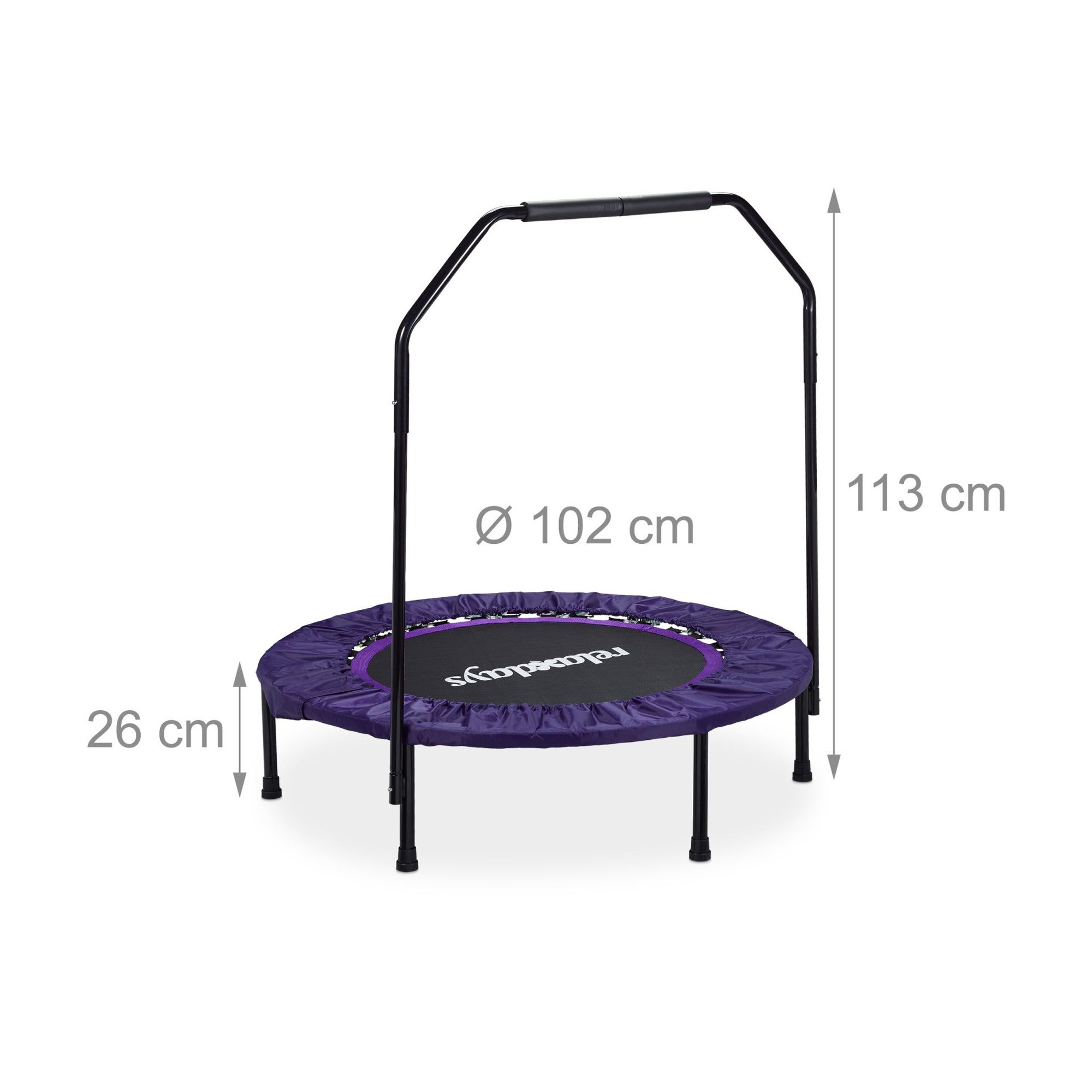 Faltbares Trampolin mit Griff