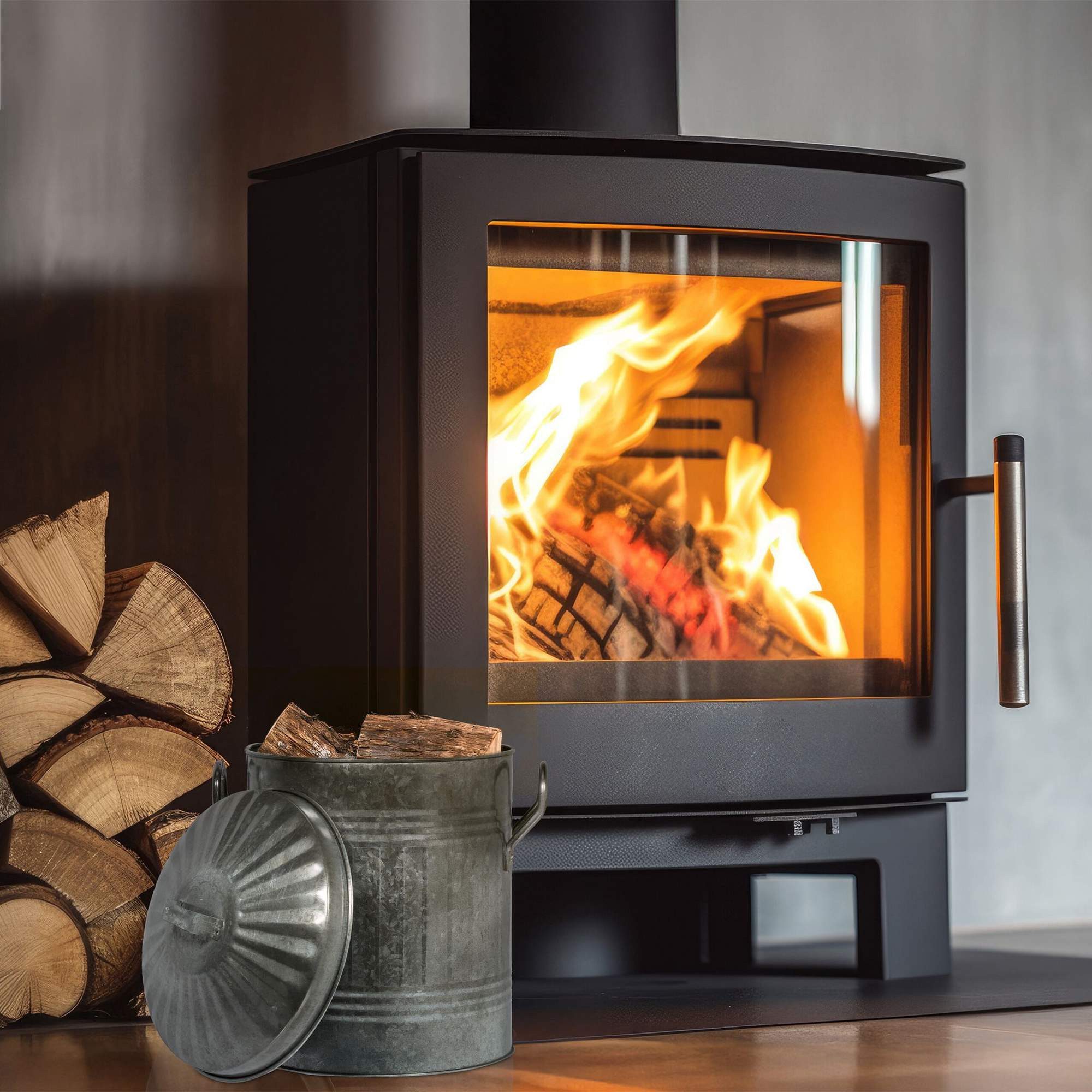 Cendrier avec couvercle 10 l