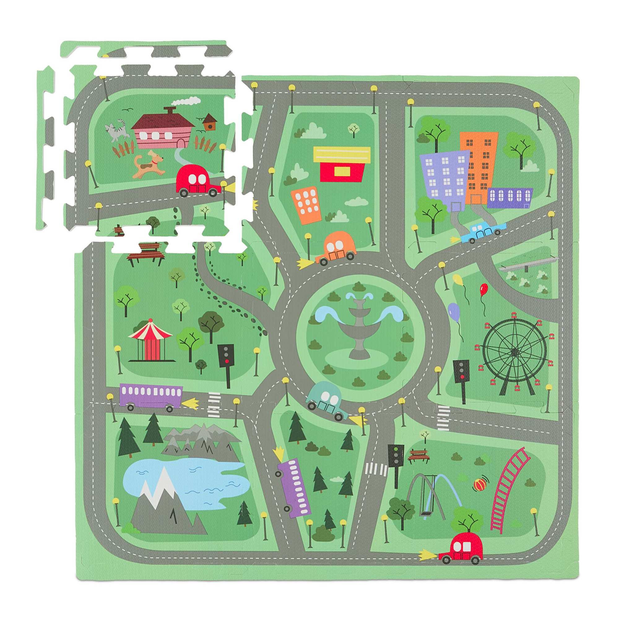 Puzzle-Stadt