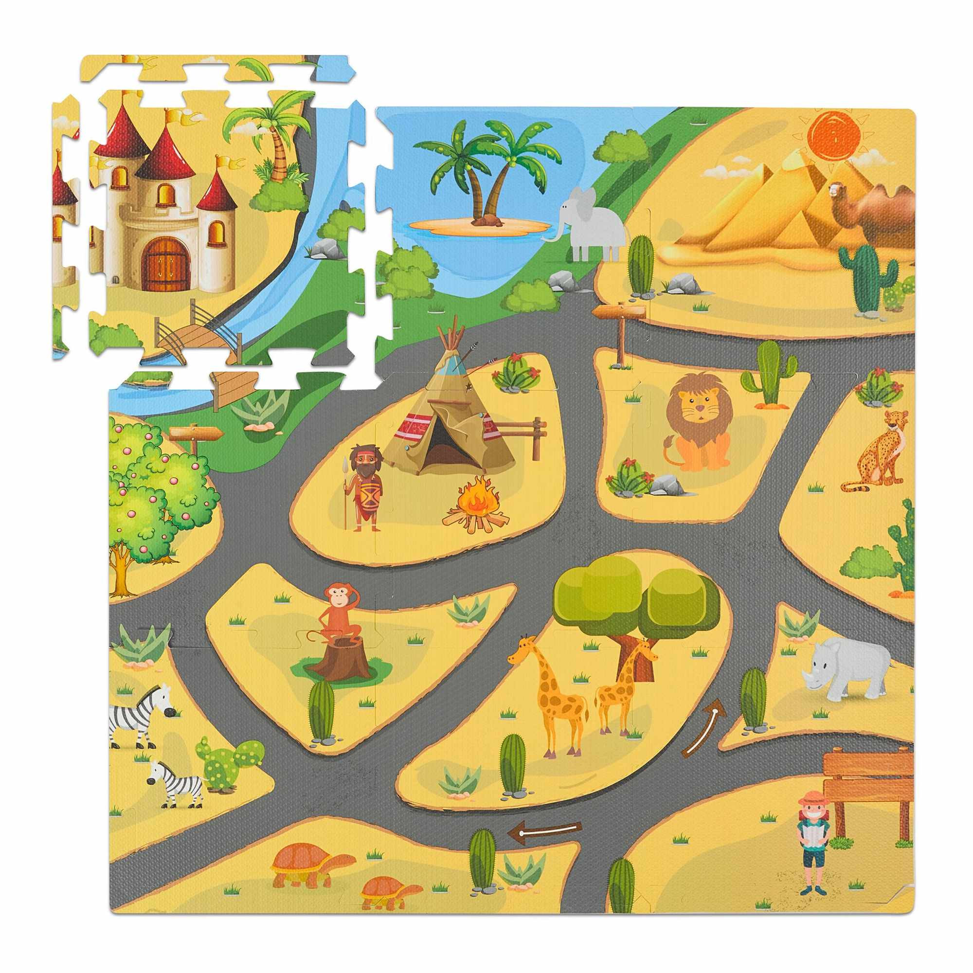 Safari puzzelmat