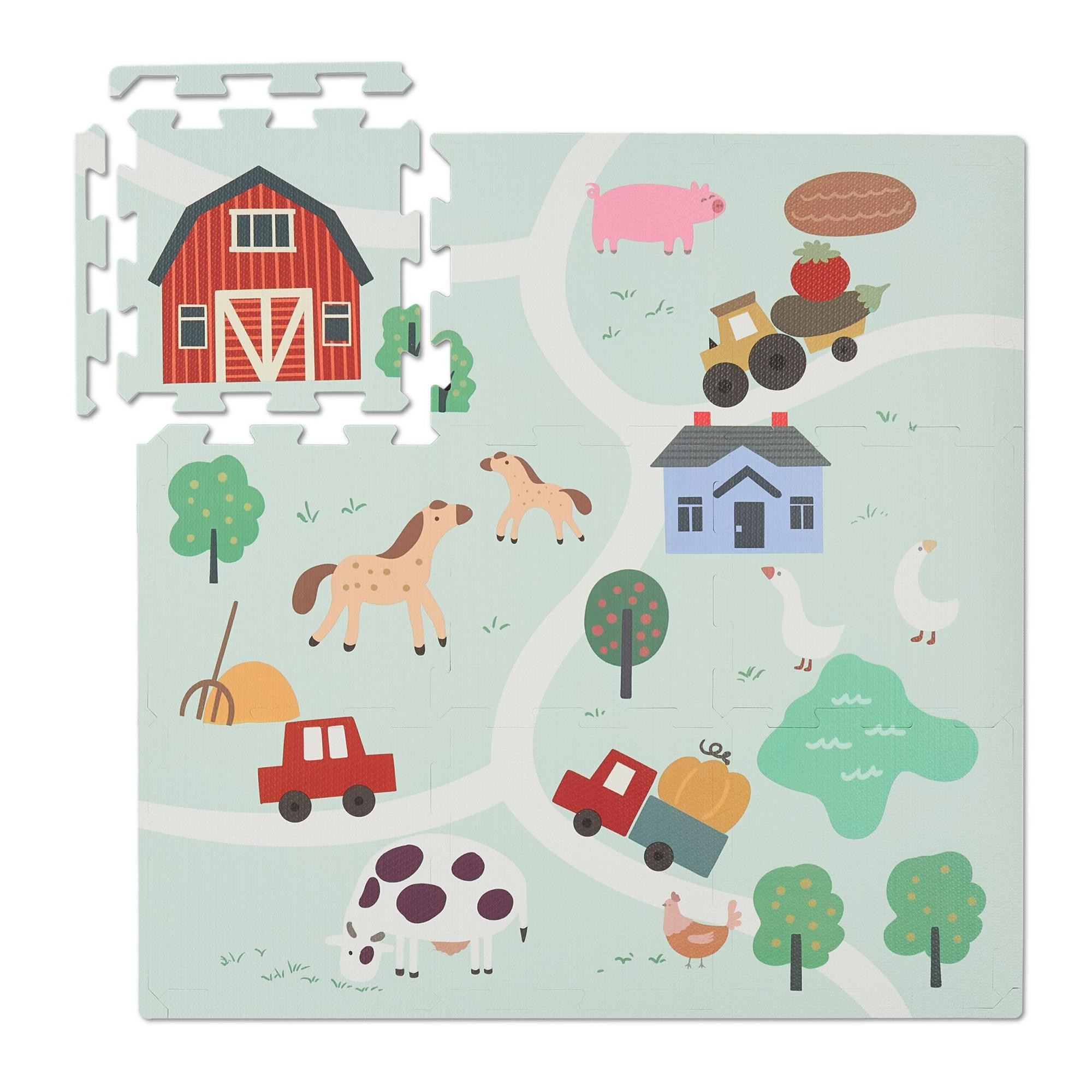 Puzzlematte Bauernhof