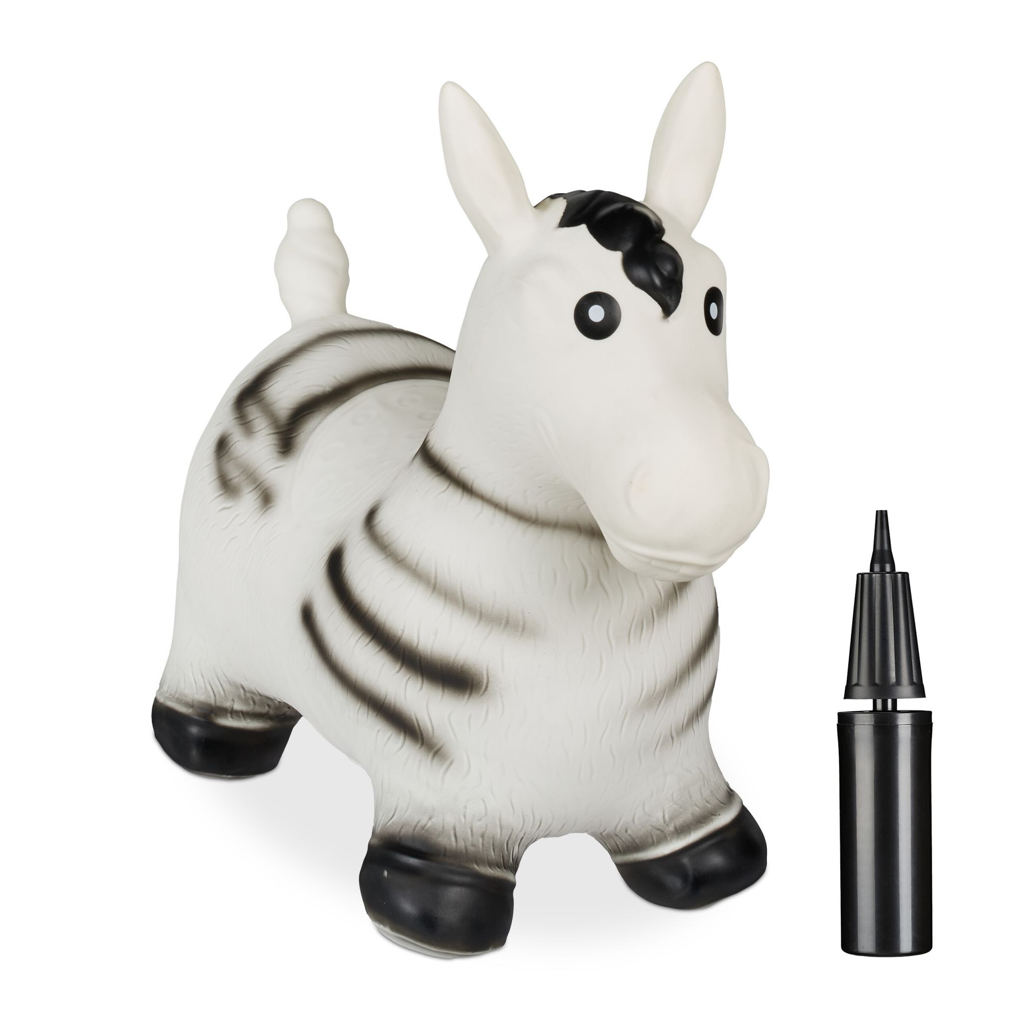 Springende zebra