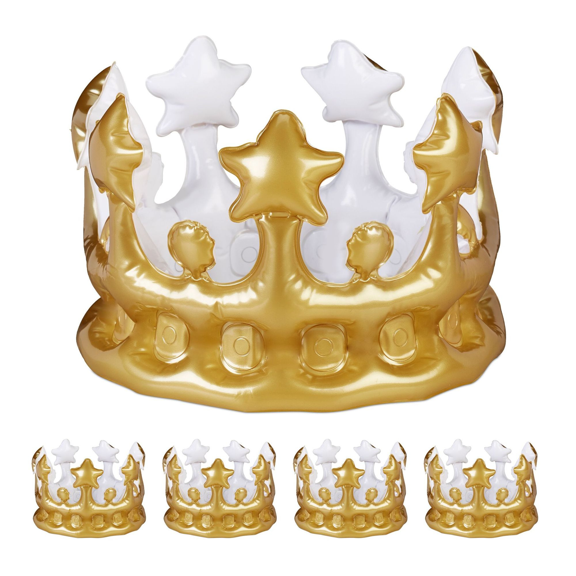 Inflatable crown 5-pack