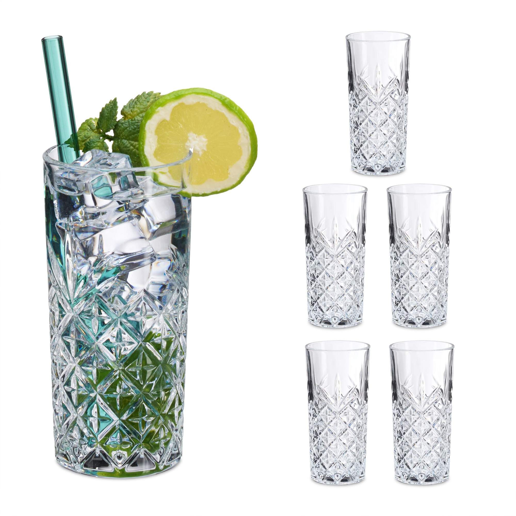 Verre à long drink, pack de 6