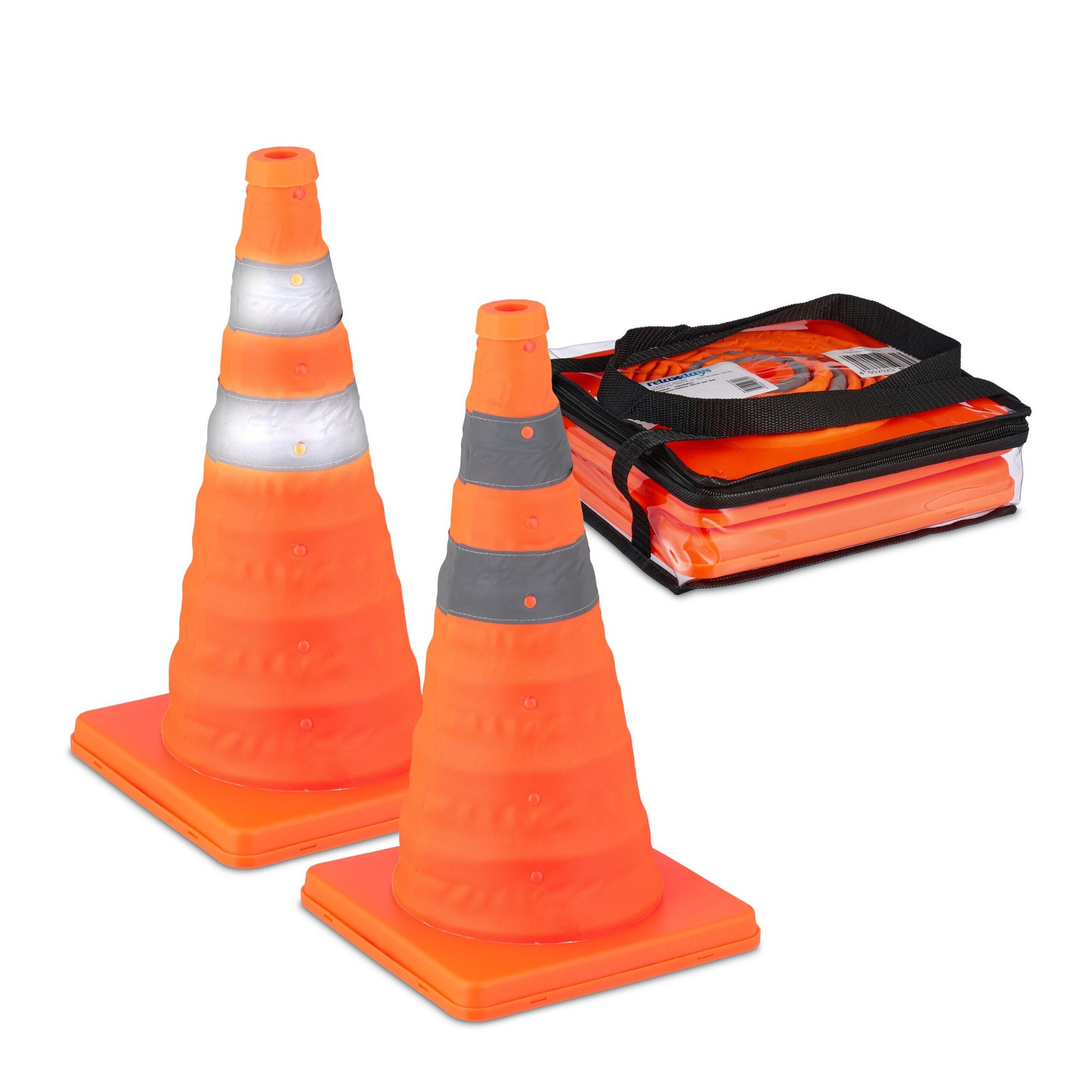 Foldable driving pylons in 2-pack