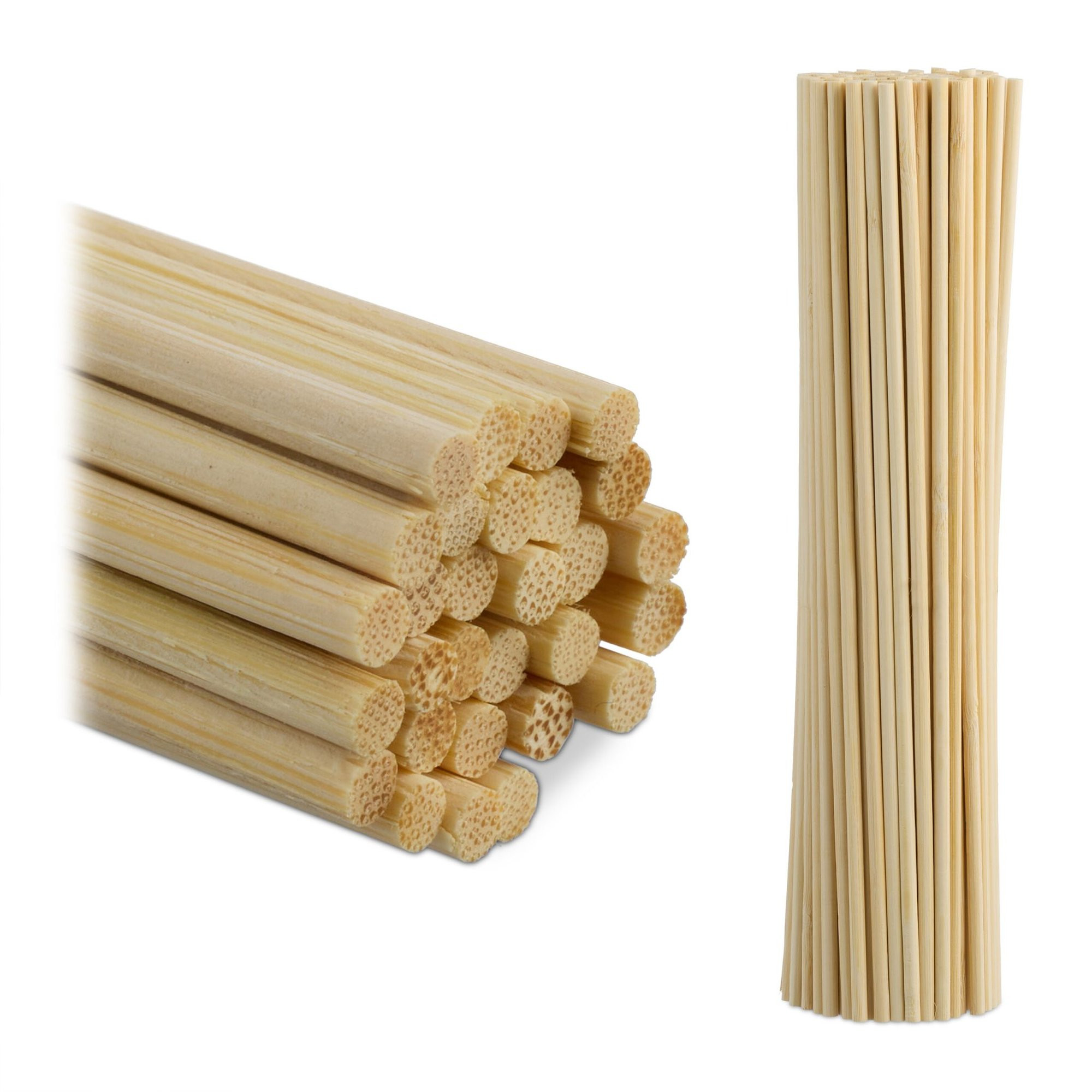 conjunto de 200 varas de bambu 30 cm